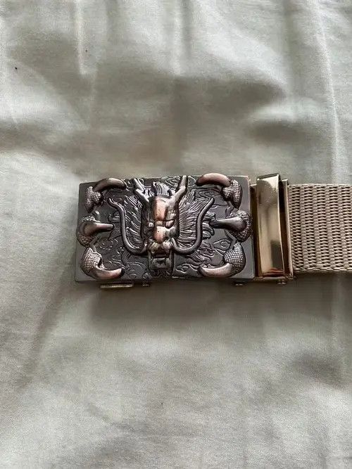 SKINNOSH Y2K Tactical Canvas Belt Size ONE SIZE - 2 Thumbnail