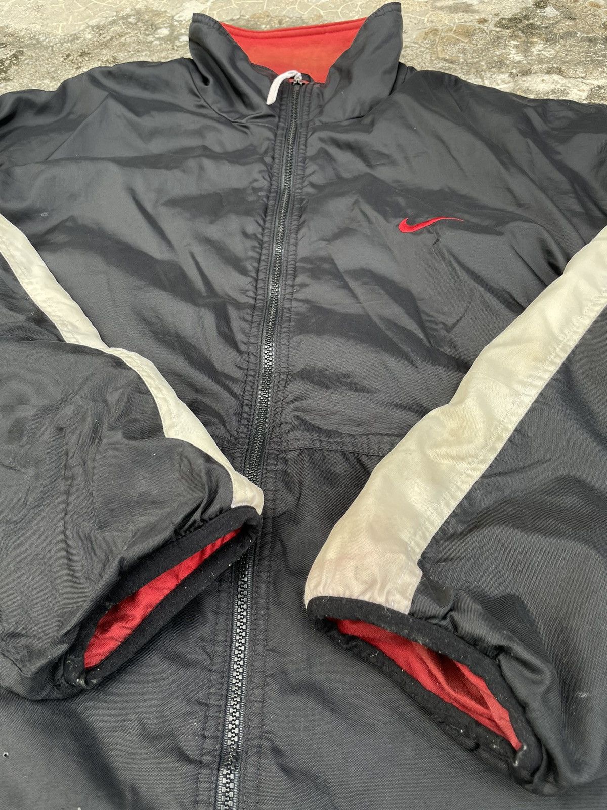 Nike Vintage 90s Nike Basketball Zipper Jacket Tracktop Oversized Size US XXL / EU 58 / 5 - 9 Thumbnail