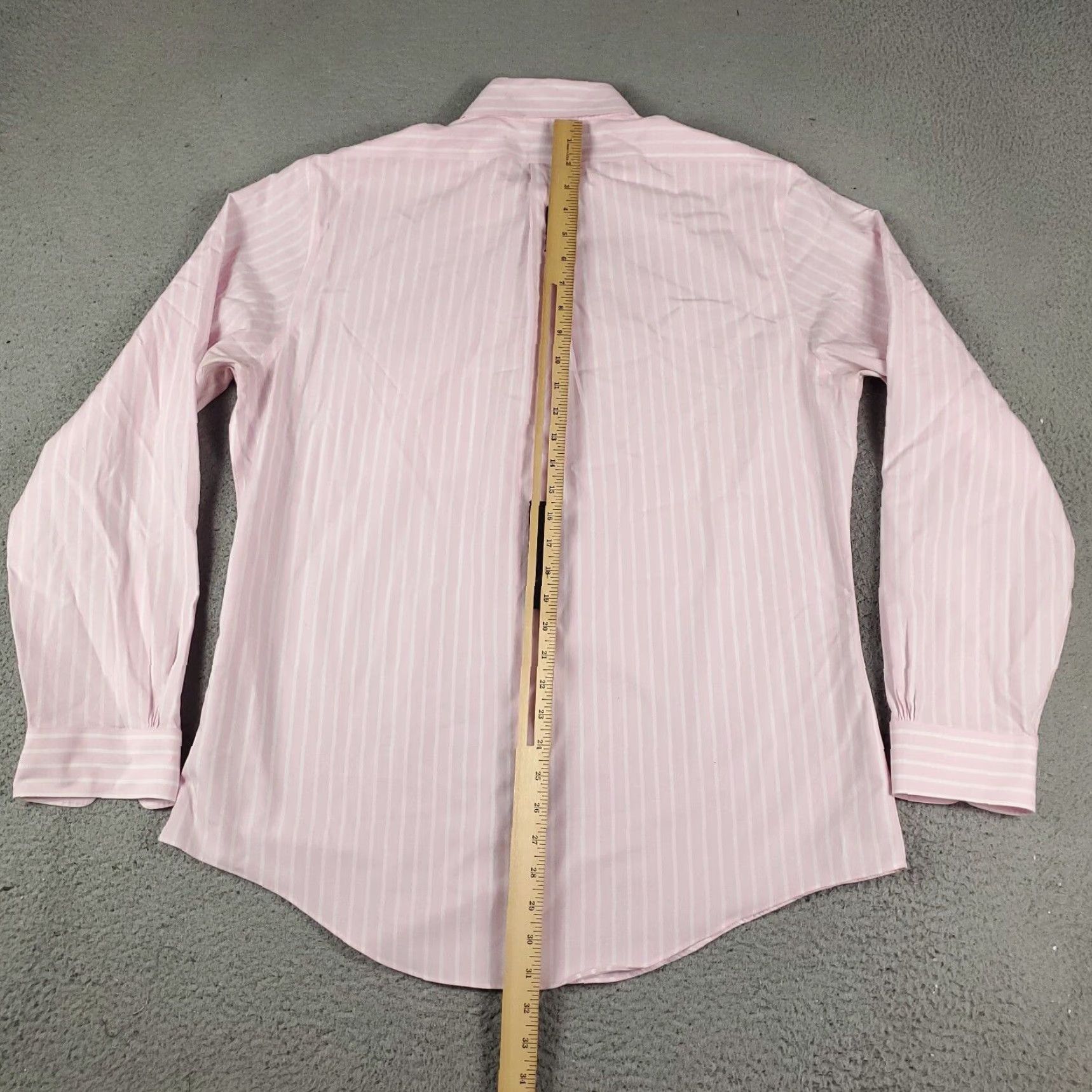 Brooks Brothers VINTAGE Brooks Brothers Shirt Mens Large Pink Striped Cotton Button-Up Long Sleeve Classic Casual Size US L / EU 52-54 / 3 - 5 Thumbnail