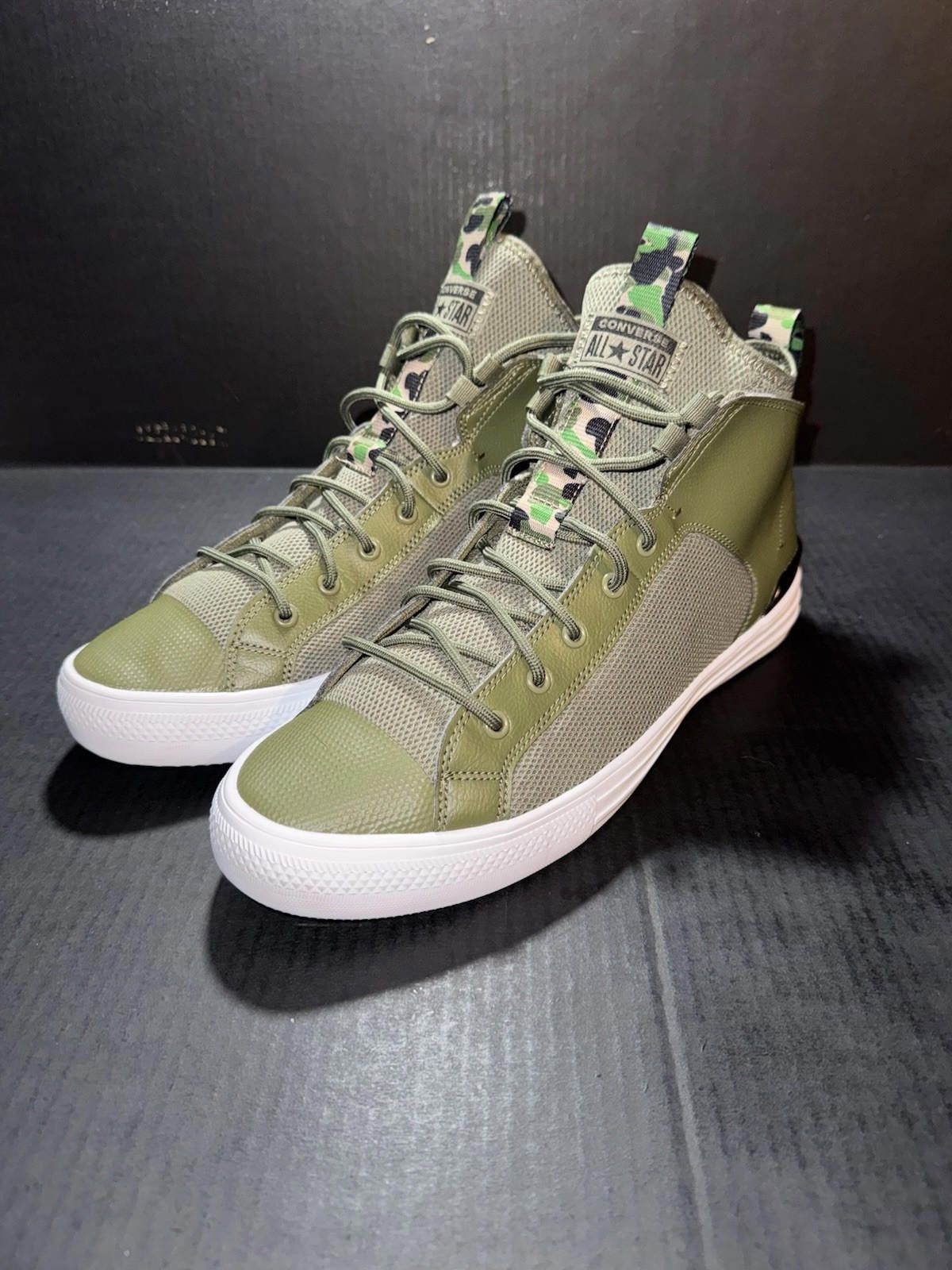 Converse Converse ALL-STAR Chuck Taylor Ultra Mid Army Green Sz 12 Size US 12 / EU 45 - 4 Thumbnail