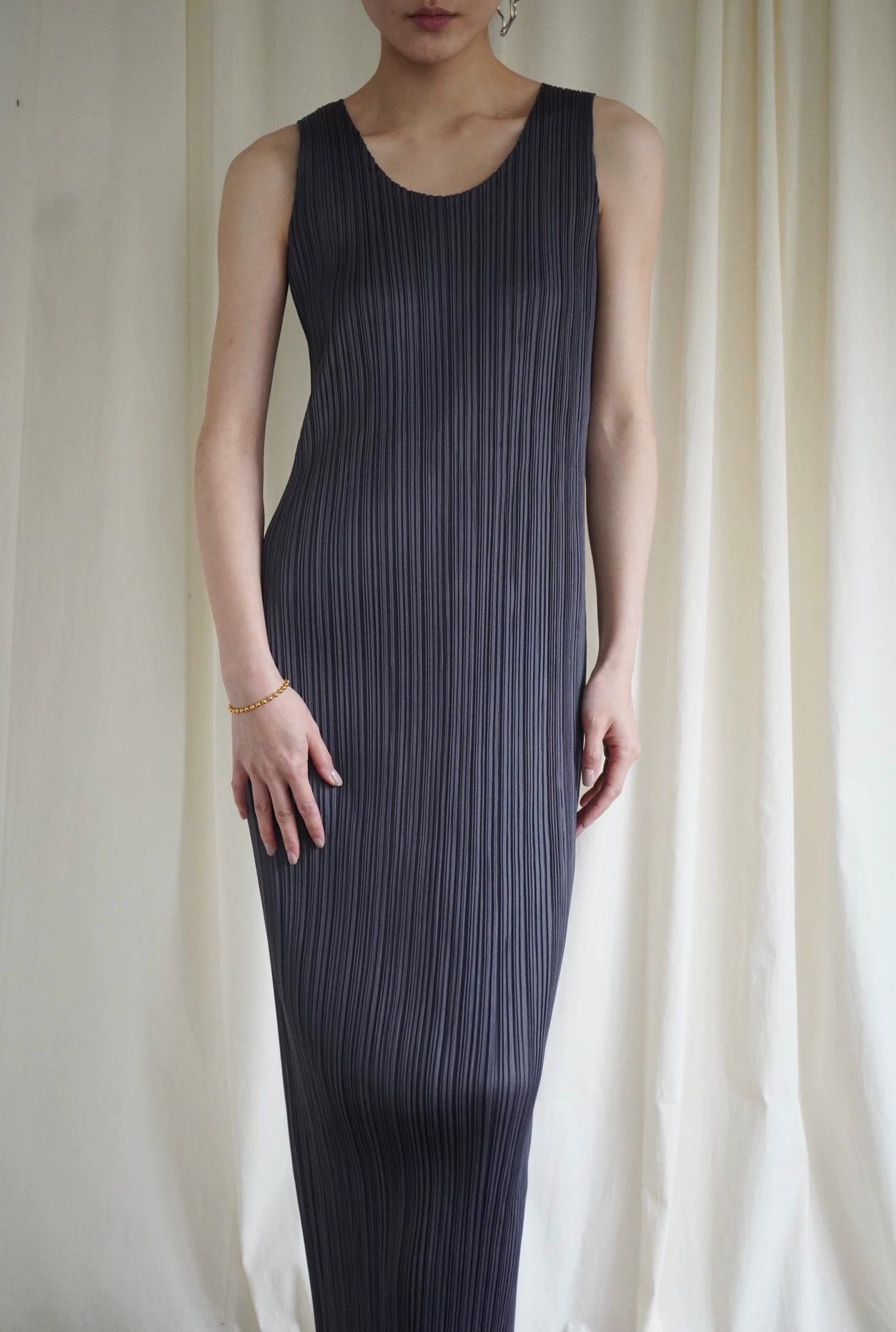 Issey Miyake Issey Miyake 1994 PP Single Slit Vest Dress Size ONE SIZE - 9 Thumbnail