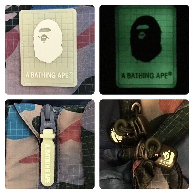 Bape BAPE Grid camo Hoodie Snowboard Puffer Down Jacket APE Size US L / EU 52-54 / 3 - 8 Thumbnail