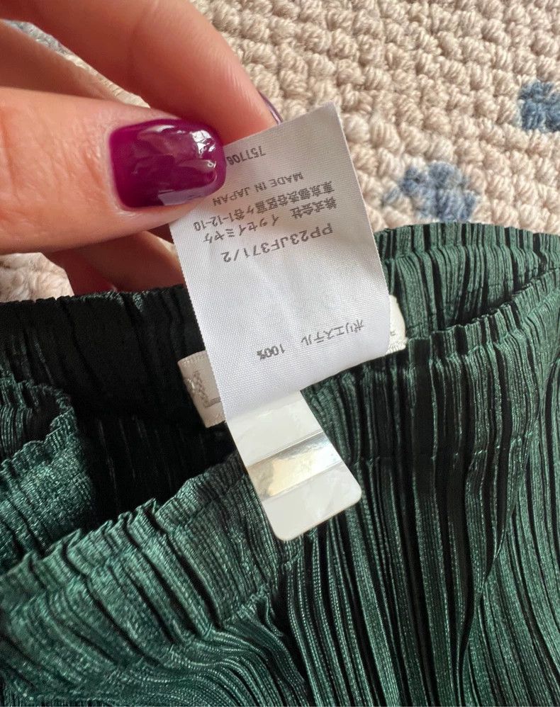 Issey Miyake Issey Miyake size:2 Green pleated pants Size 42" / US 20 - 3 Thumbnail