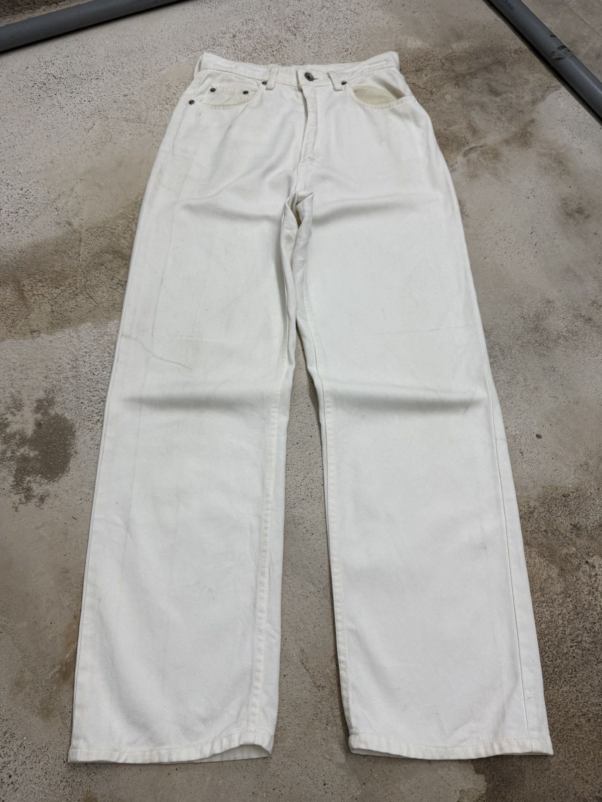 Levi's Vintage 96’s Levis Wide Straight Japan Stretch Denim Pants Size 30" / US 8 / IT 44 - 1 Thumbnail