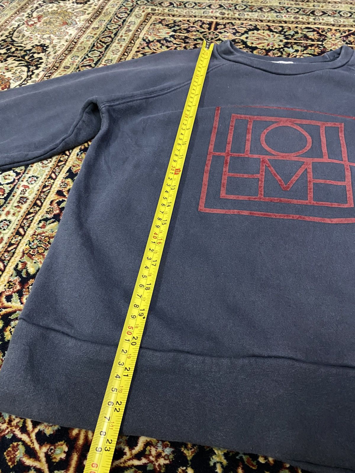 Designer × Toteme Toteme Iconic Big Logo Sweatshirt Size L / US 10 / IT 46 - 9 Thumbnail