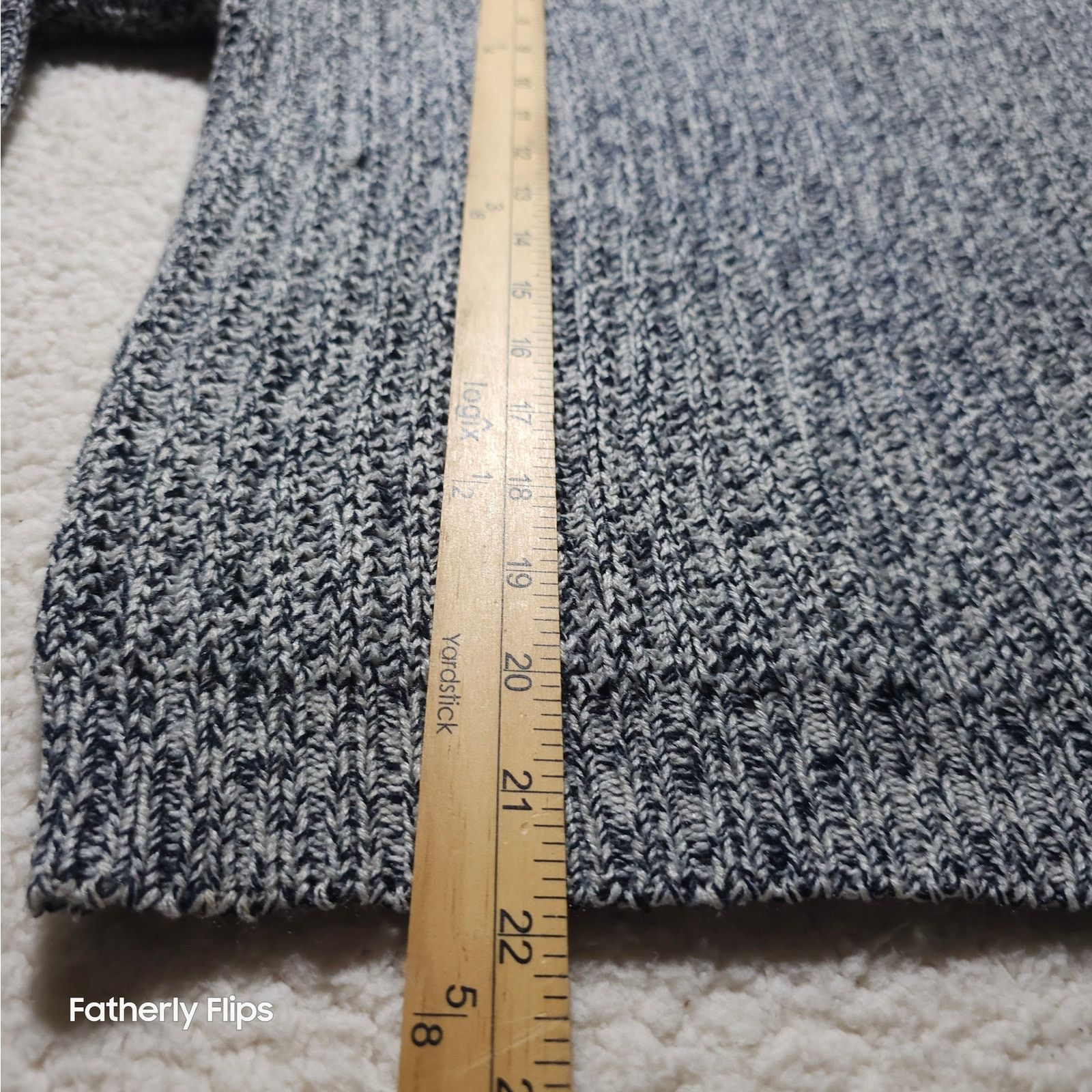 Other VTG GAP Marled Knit Sweater boys L Black White Chunky 90s Size US L / EU 52-54 / 3 - 8 Thumbnail