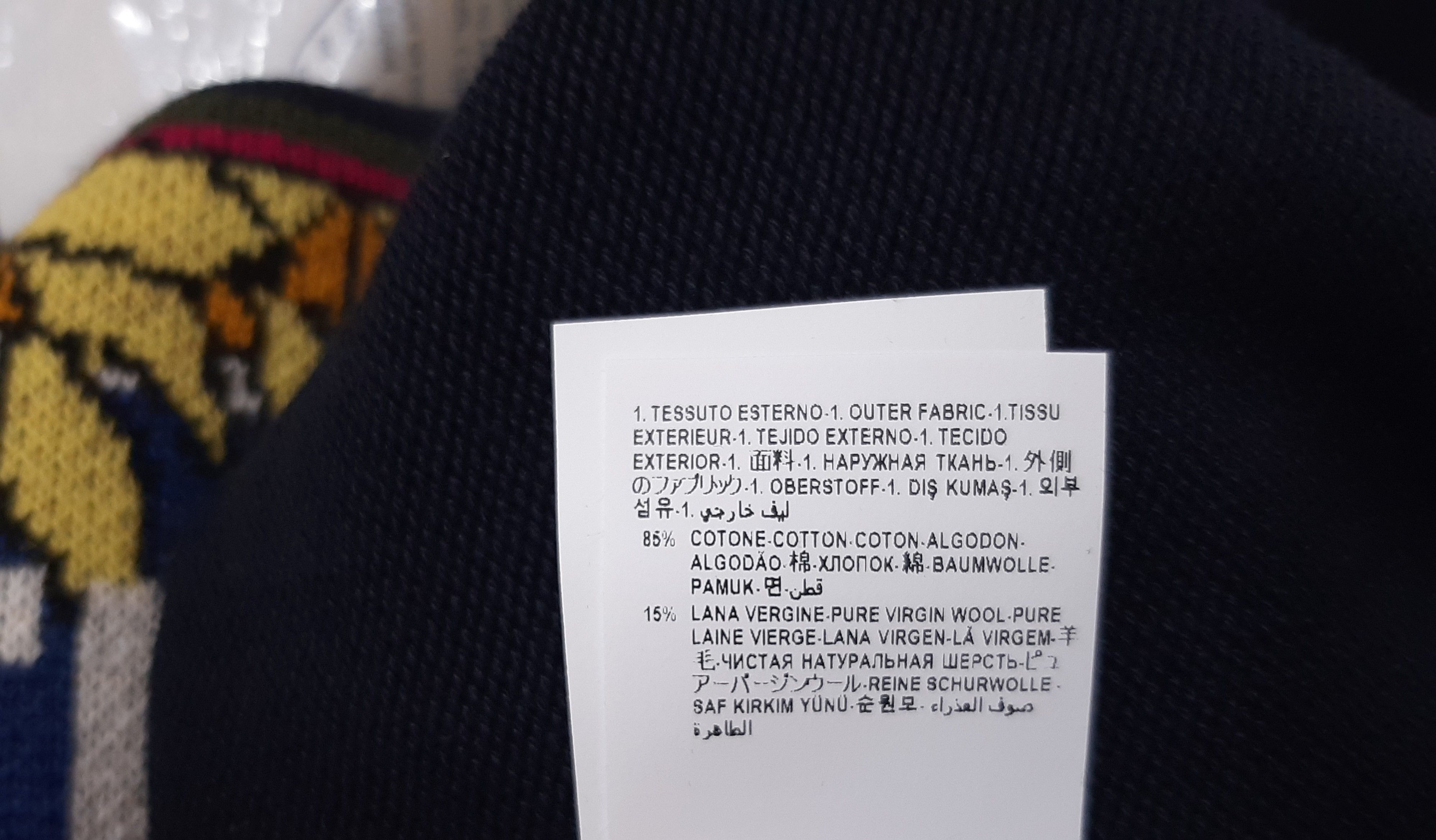 Versace Versace Sweater Navy Size IT 48 M Intarsia Size US M / EU 48-50 / 2 - 10 Thumbnail