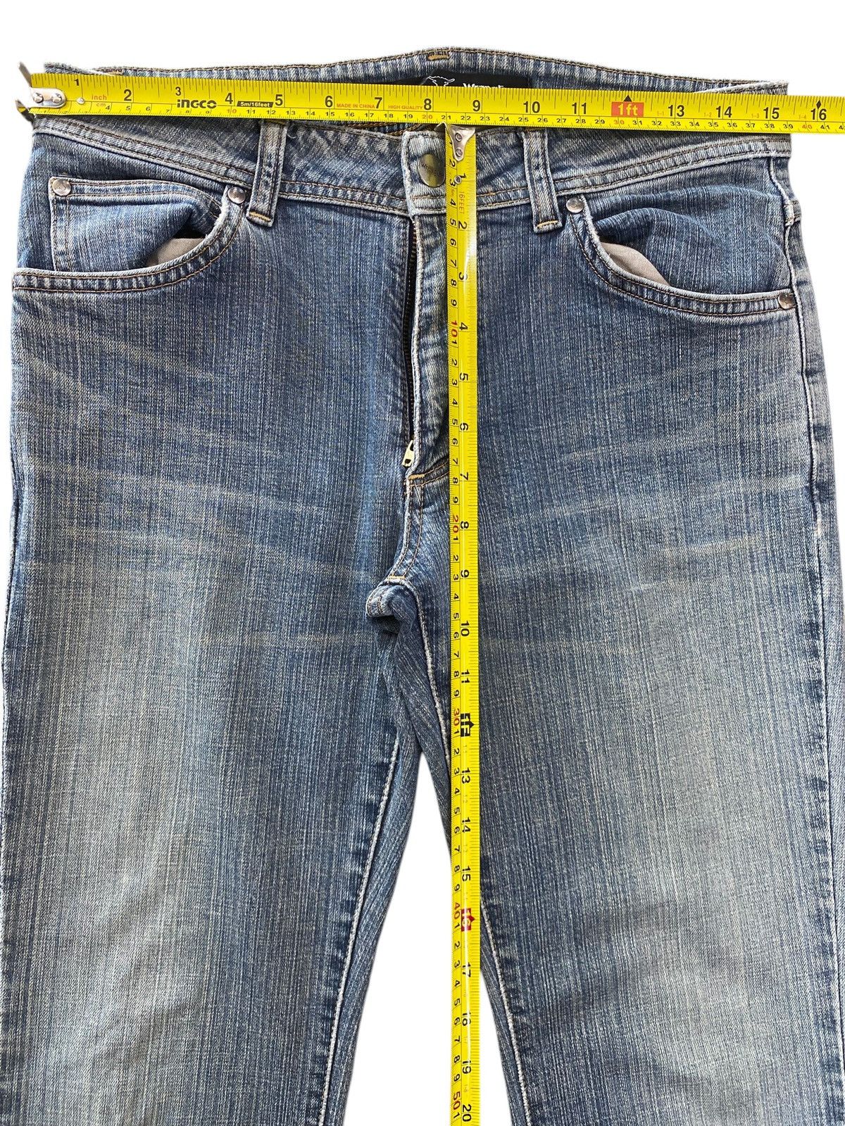 Wrangler Wrangler Haight Waist Faded Wash Style Flare Jeans Size 30" / US 8 / IT 44 - 6 Thumbnail