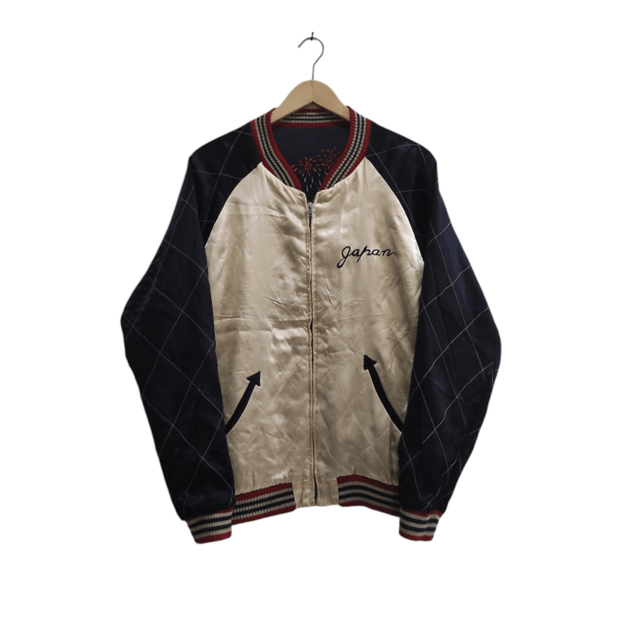 Japanese Brand × Toyo Enterprises Vintage cropped head sukajan souvenir jacket 100% rayon Size US L / EU 52-54 / 3 - 6 Thumbnail