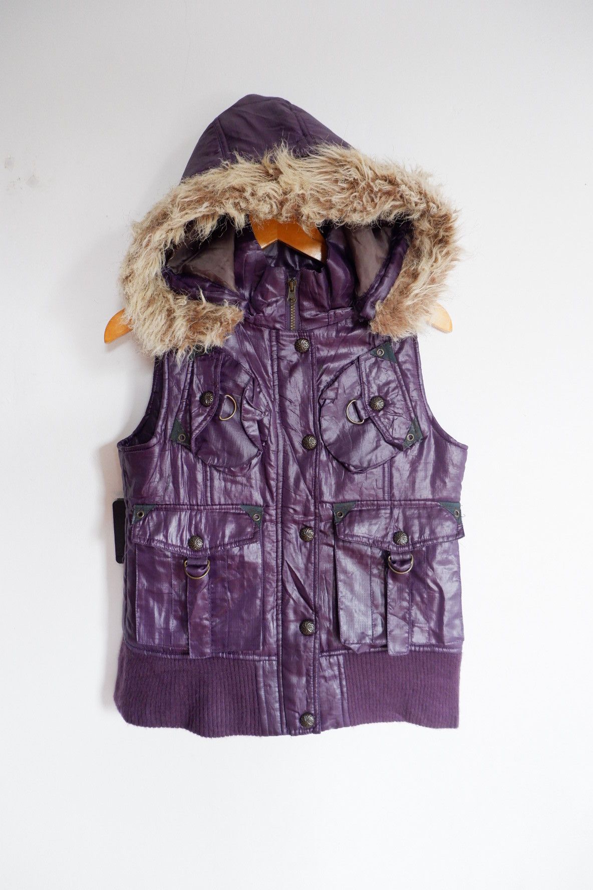 Hysteric Glamour Fur Hoodie Lakish Girl Vest Jacket Size M / US 6-8 / IT 42-44 - 1 Thumbnail