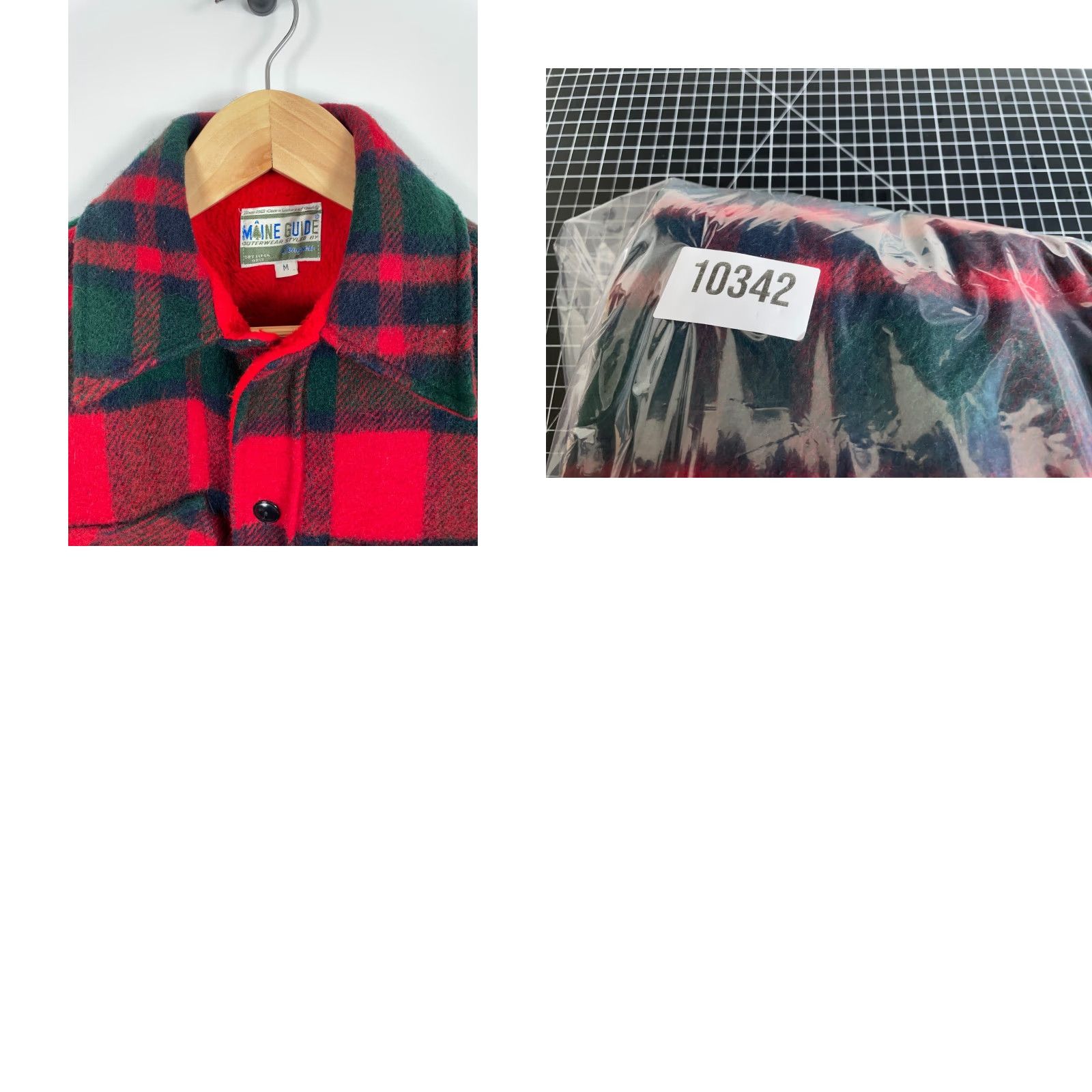Vintage VINTAGE Congress Sportswear Maine Guide Wool Jacket Mens Medium Red Green Plaid Deep Pile Lining Size US M / EU 48-50 / 2 - 10 Thumbnail
