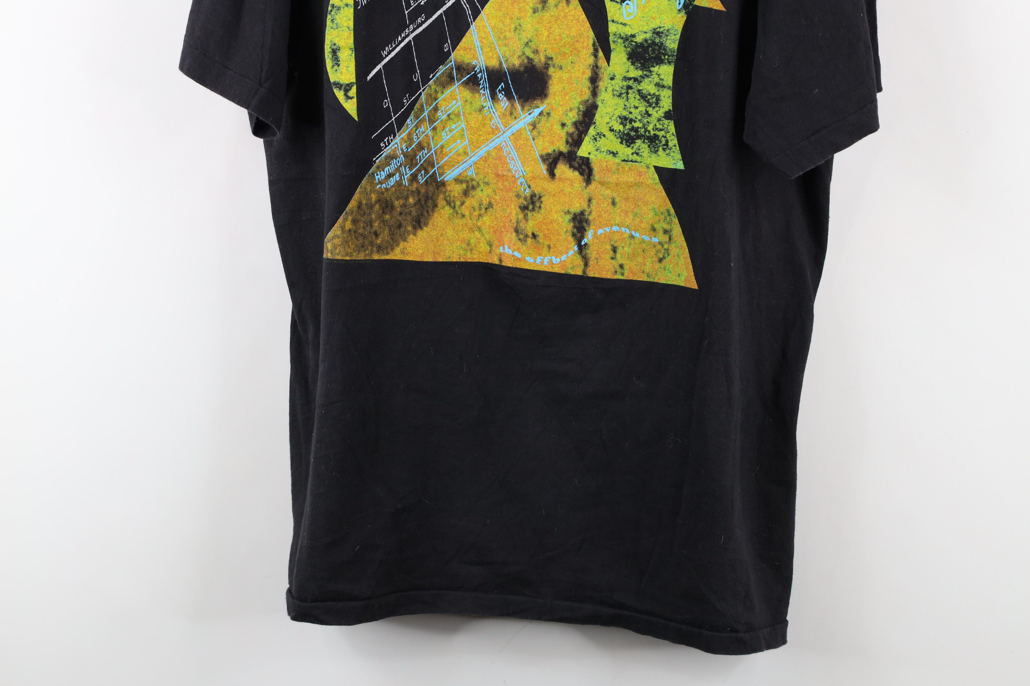 Vintage Vintage 90s World Tour The Manhattan Transfer Band T-Shirt Size US L / EU 52-54 / 3 - 3 Thumbnail