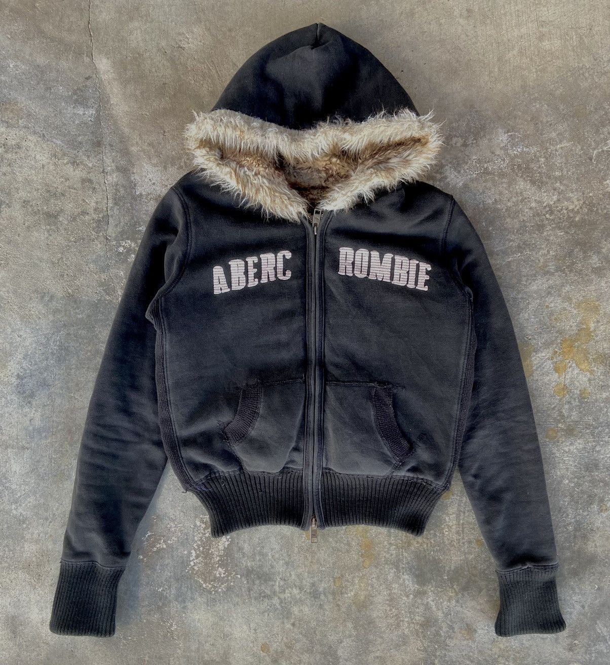If Six Was Nine Vintage fur hoodie bomber jacket punk inspired Size US S / EU 44-46 / 1 - 2 Thumbnail