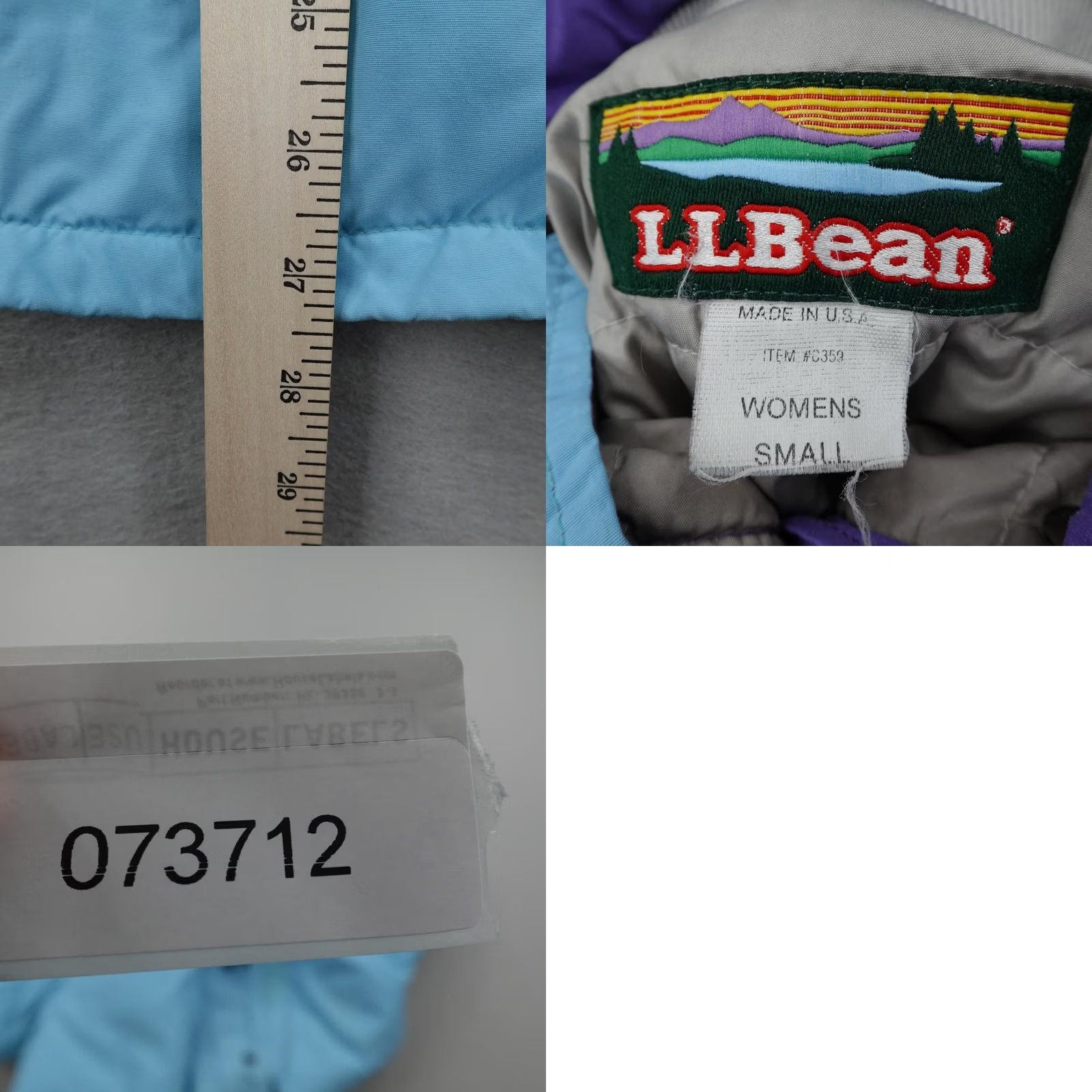 Vintage Vintage LL Bean Jacket Womens Small Blue Penobscot Rain Coat Waterproof Parka - Brand New Condition Size S / US 4 / IT 40 - 8 Thumbnail