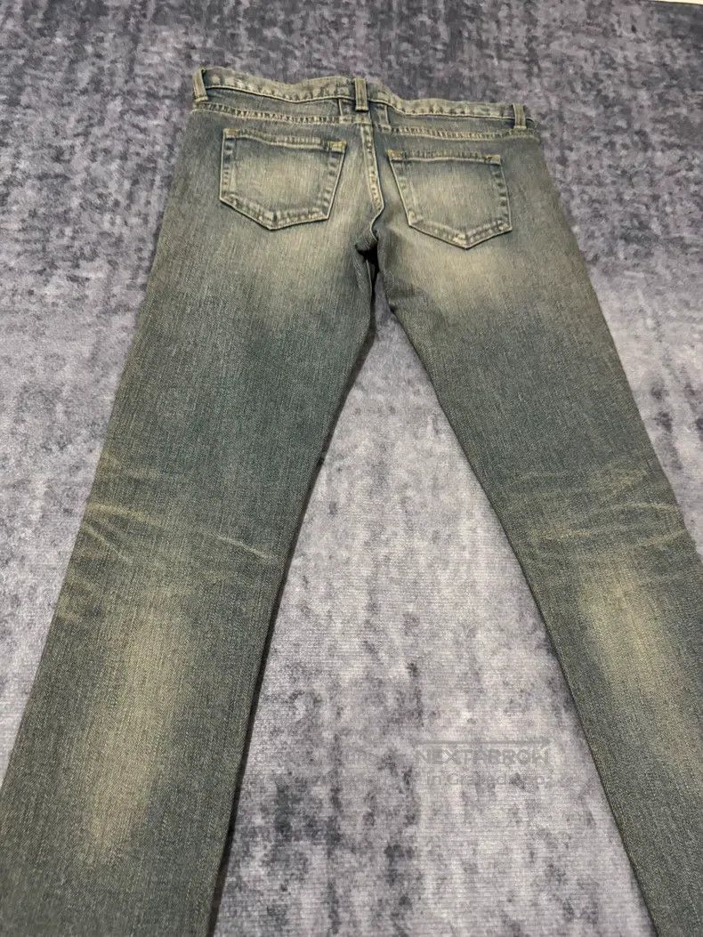 Saint Laurent Paris Saint Laurent Paris Yellow Mud Cat Claw Frayed Destroyed J Size US 27 - 4 Thumbnail
