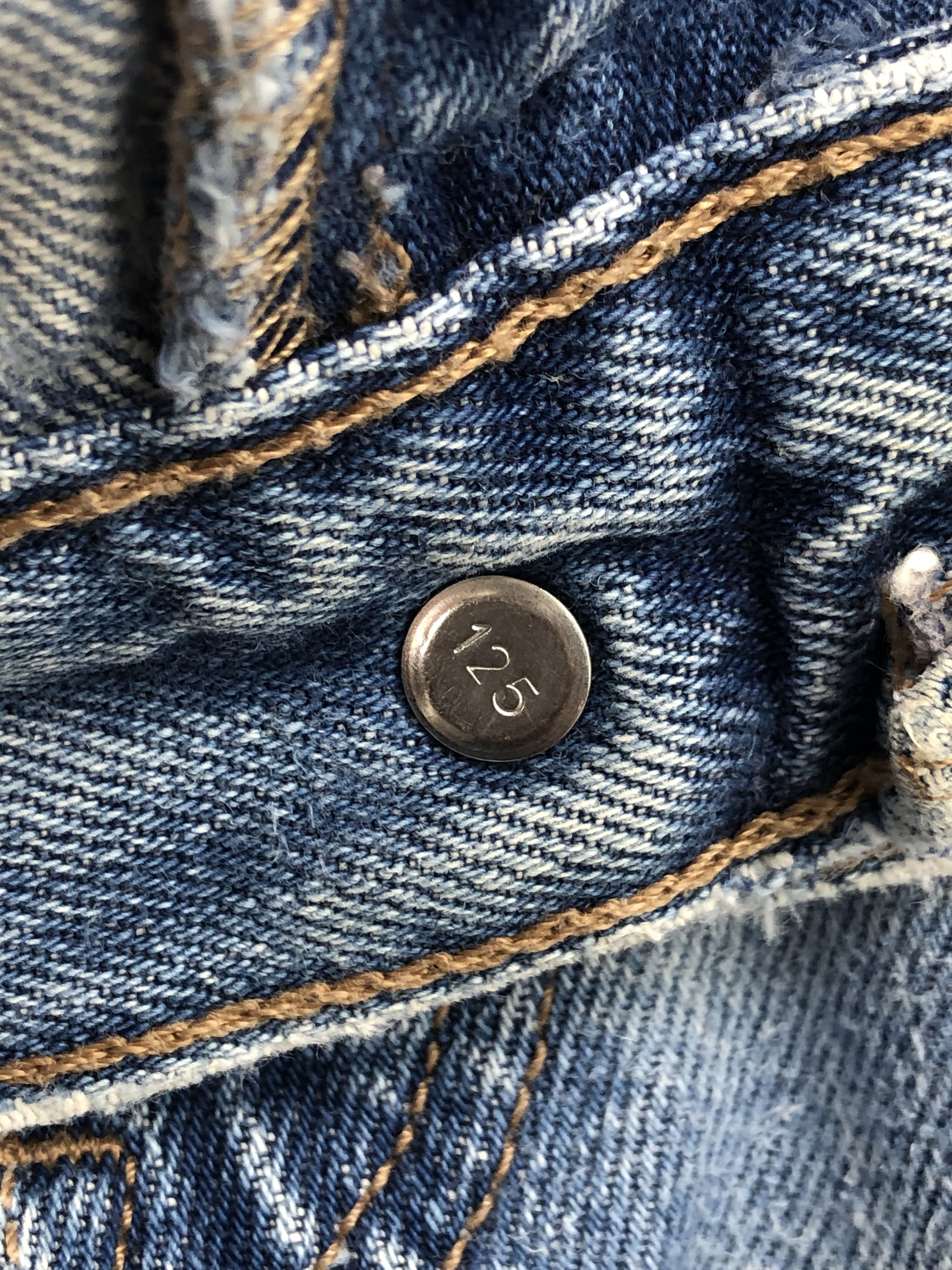 Levi's × Vintage Vintage 90s Levis 501 Light Blue Washed Jeans Size US 28 / EU 44 - 7 Thumbnail