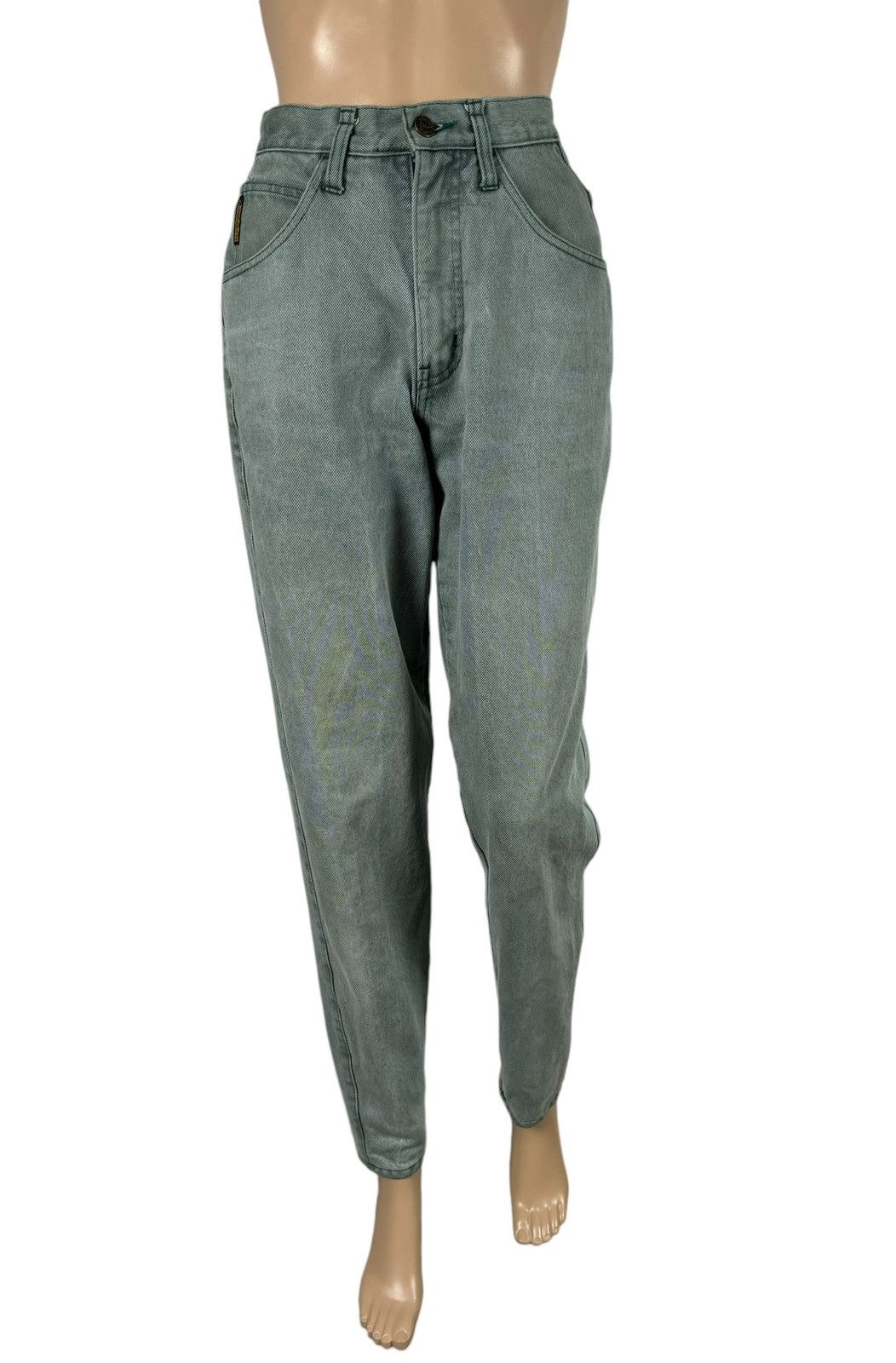 Armani × Vintage 1980s Armani Jeans High Waist Jeans Tapered size 28 Vintage Size 28" / US 6 / IT 42 - 2 Thumbnail