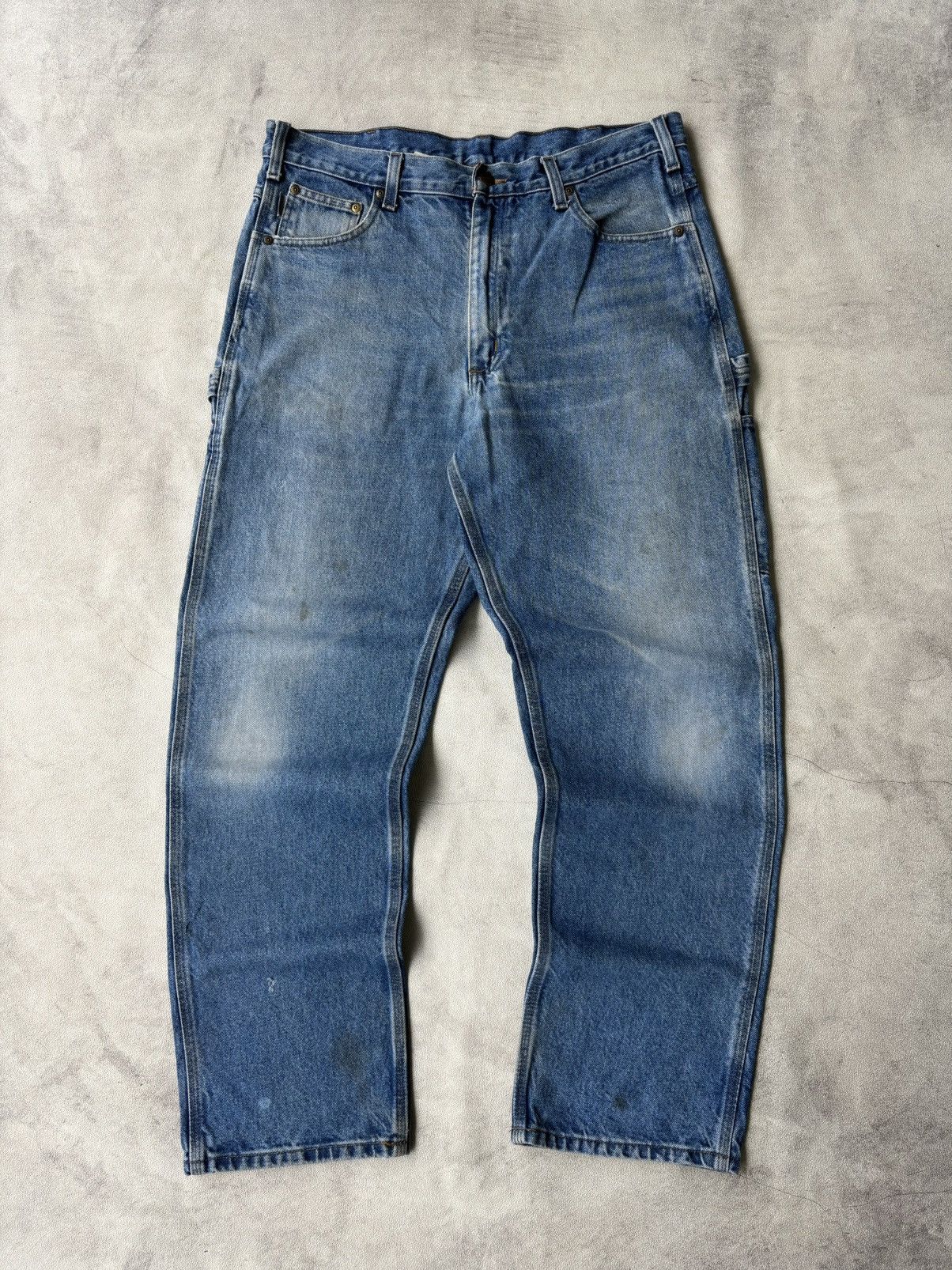 Carhartt carhartt double carpenter B171 size 36 relaxed fit Size US 36 / EU 52 - 4 Thumbnail