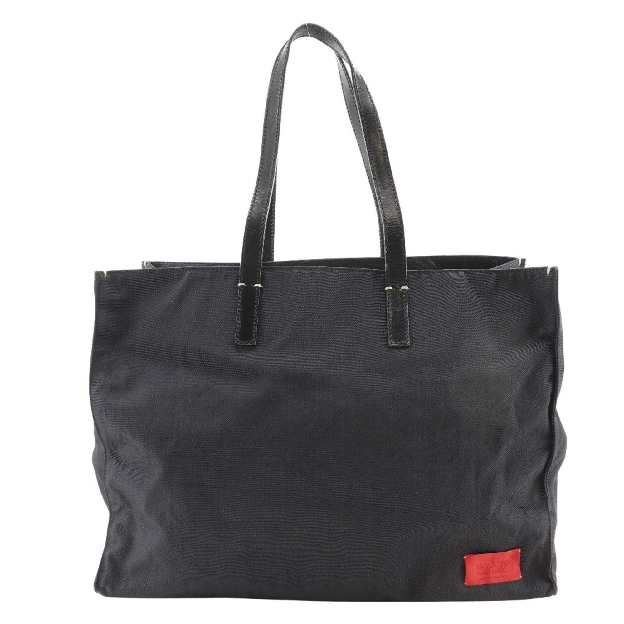 Valentino Valentino Garavani Tote Bag Nylon Canvas Black Unisex Size ONE SIZE - 1 Thumbnail