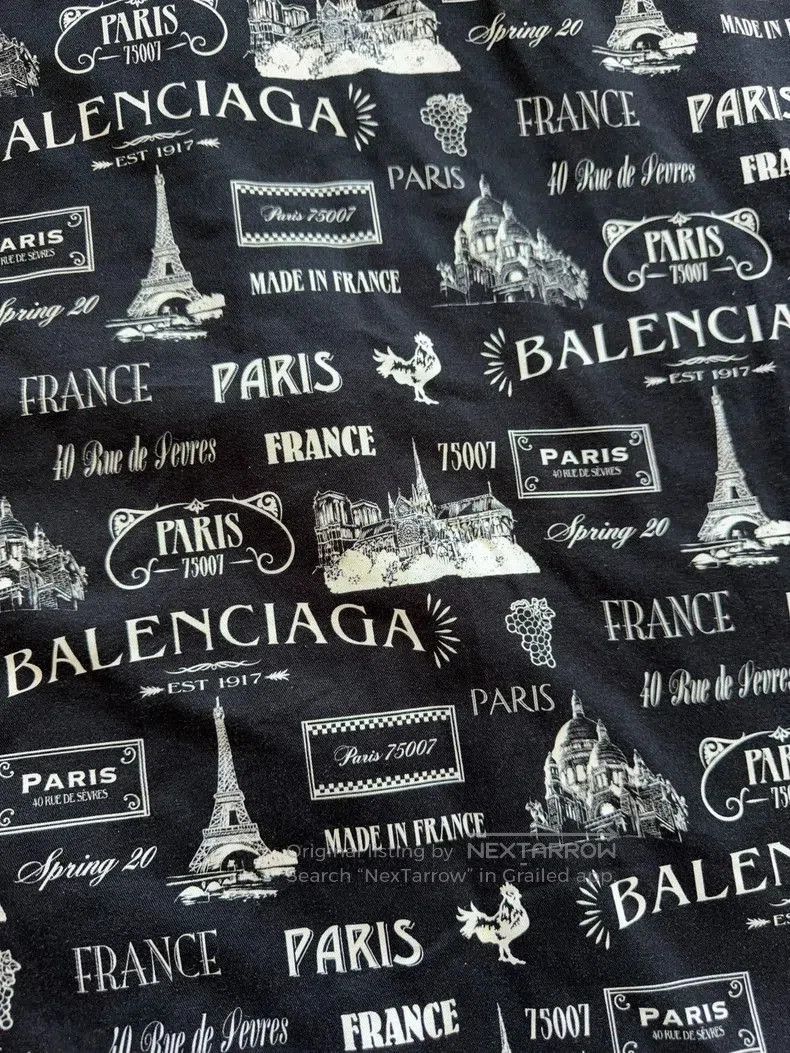Balenciaga Balenciaga Logo Print Zip Jacket. Size US XL / EU 56 / 4 - 5 Thumbnail