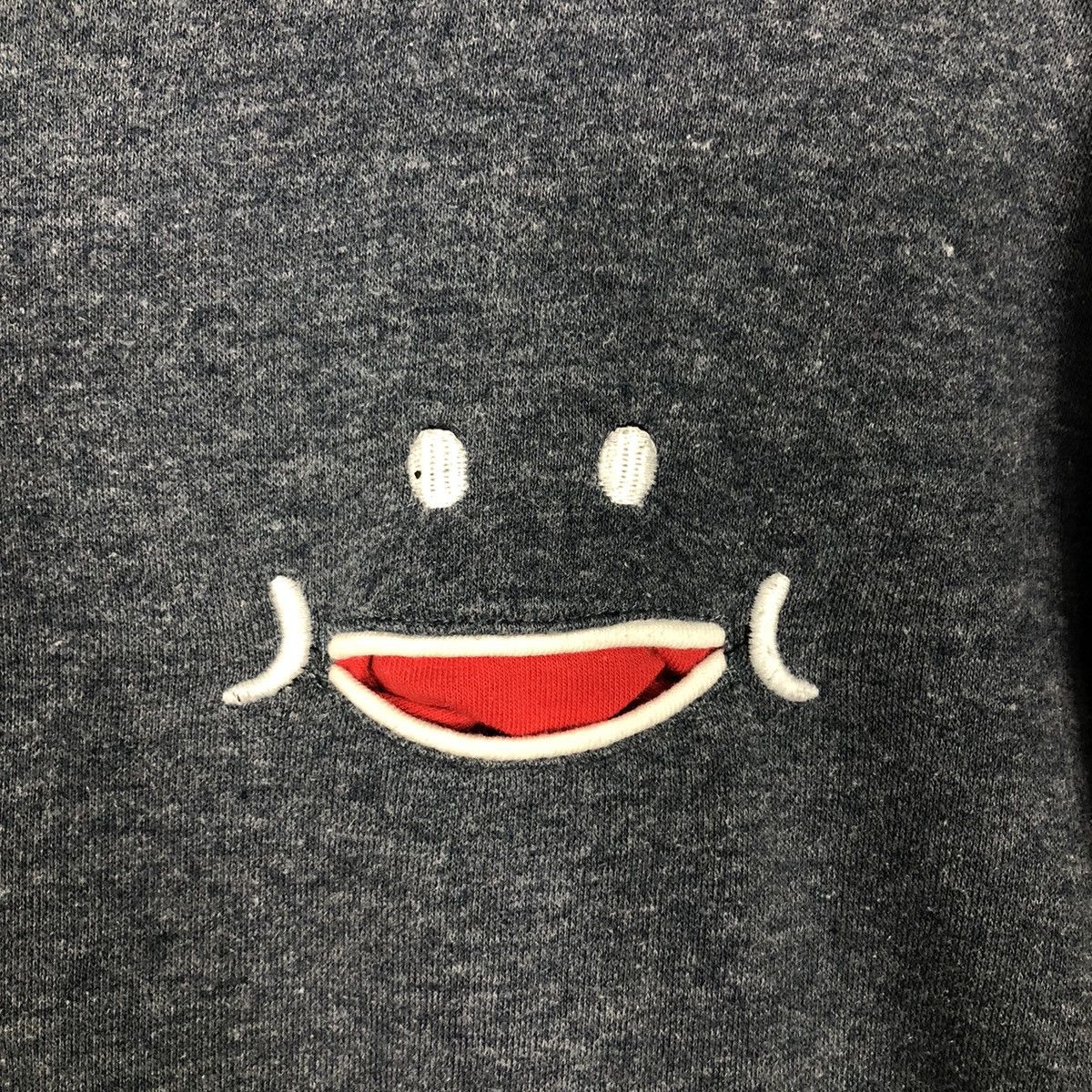 Japanese Brand Cute Smiley Face Graphic Sweatshirt Up Smile Kapital Size US L / EU 52-54 / 3 - 13 Thumbnail