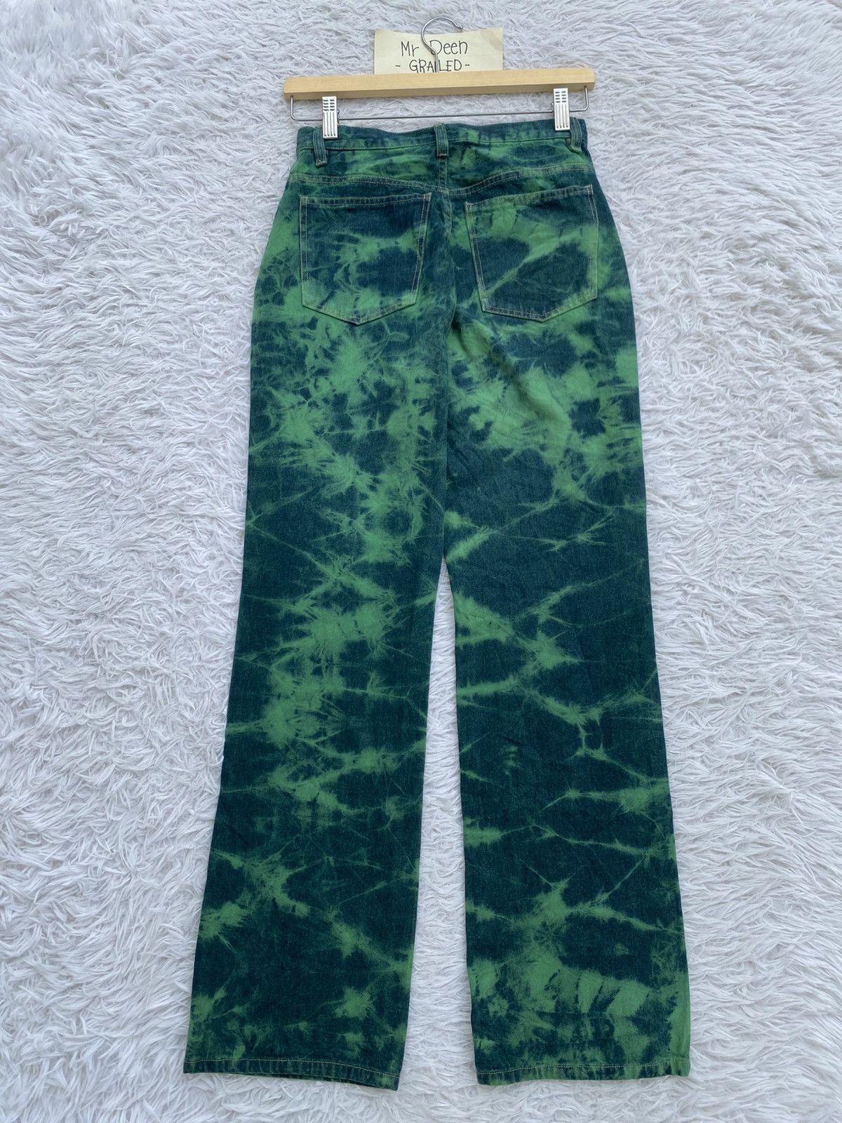 Japanese Brand Vintage 90s Japanese Brand Tie Dye Flash Jeans Pants Size US 27 - 18 Thumbnail