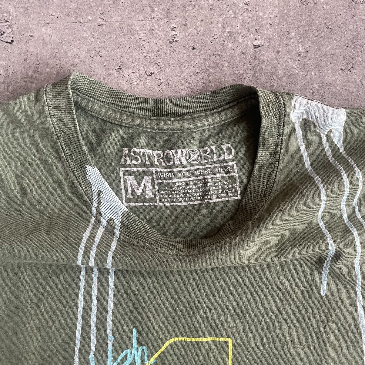 Band Tees × Travis Scott Astroworld Wish You Were Here 2019 Europe Tour Tee Size US M / EU 48-50 / 2 - 3 Thumbnail