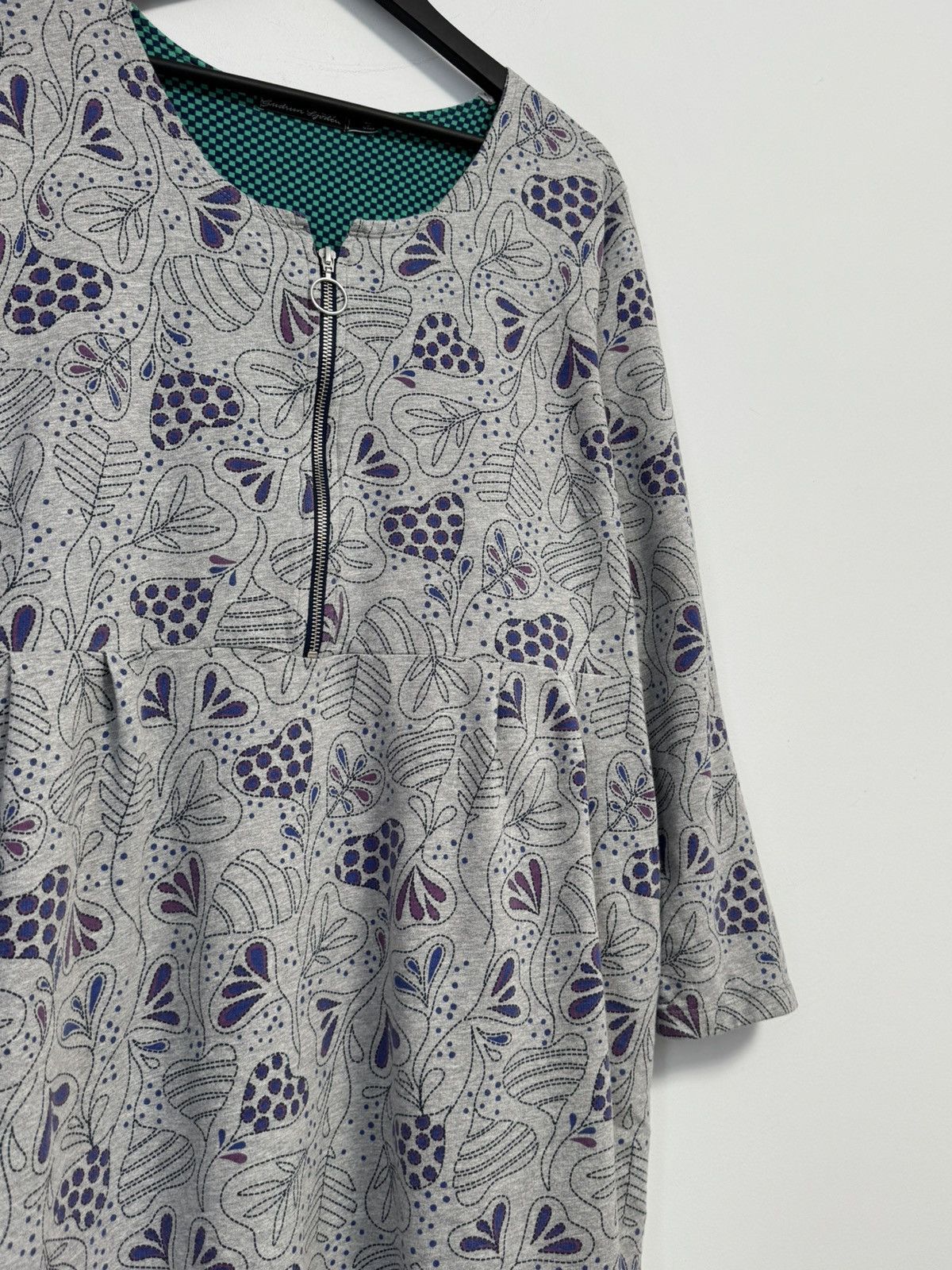 Gudrun Sjoden Gudrun Sjoden Dress Half Zip Front Long sleeve Patterned Size XL / US 12-14 / IT 48-50 - 4 Thumbnail