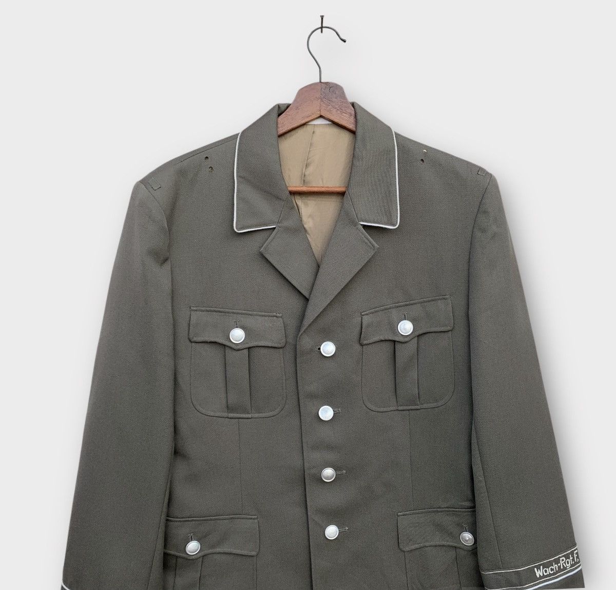 Vintage Vintage 1960s EAST German Uniform Military SG 48 Jacket Size US M / EU 48-50 / 2 - 4 Thumbnail