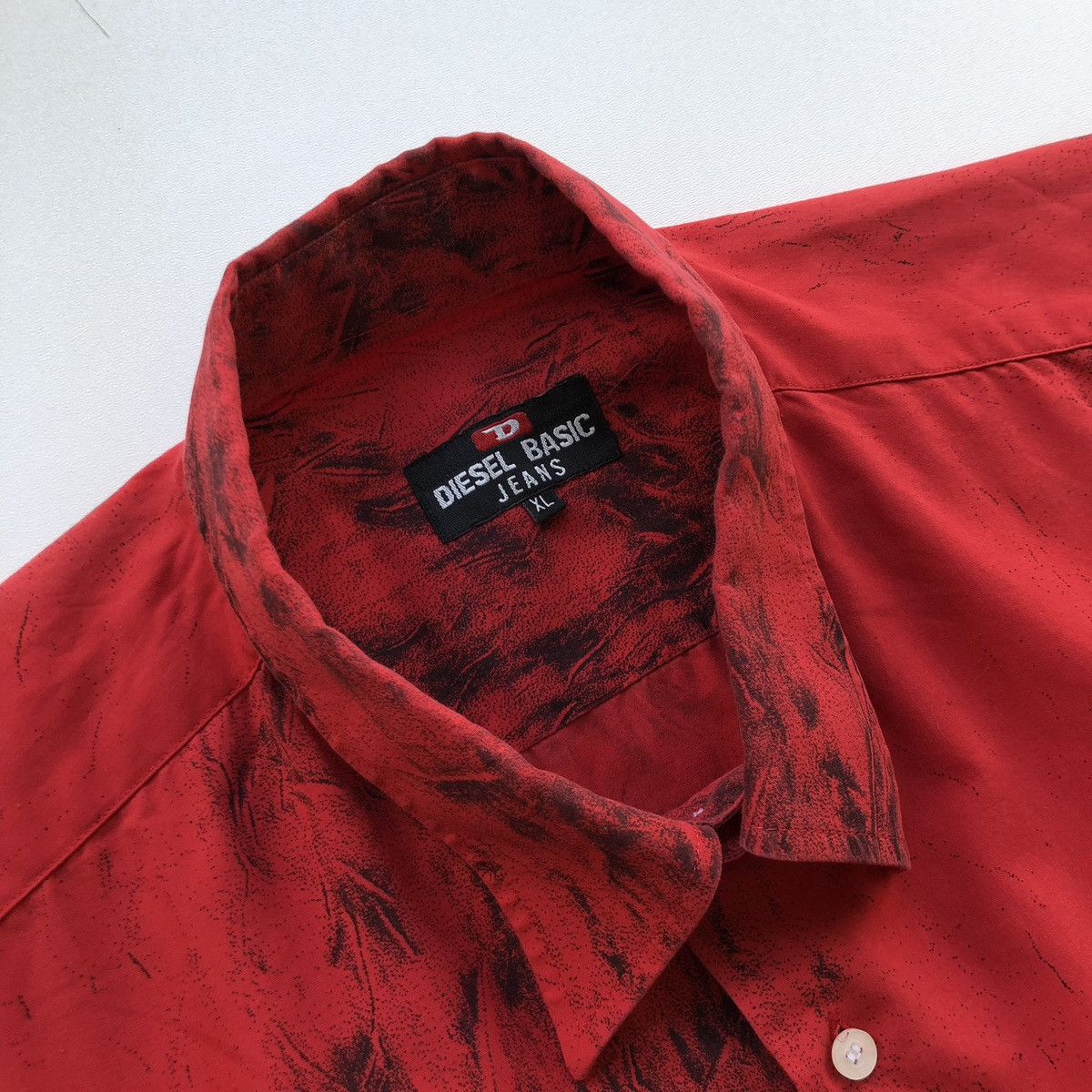 Diesel × Vintage Diesel Basic Jeans Dragon Printed Button Ups Vintage Shirt Size US XL / EU 56 / 4 - 8 Thumbnail