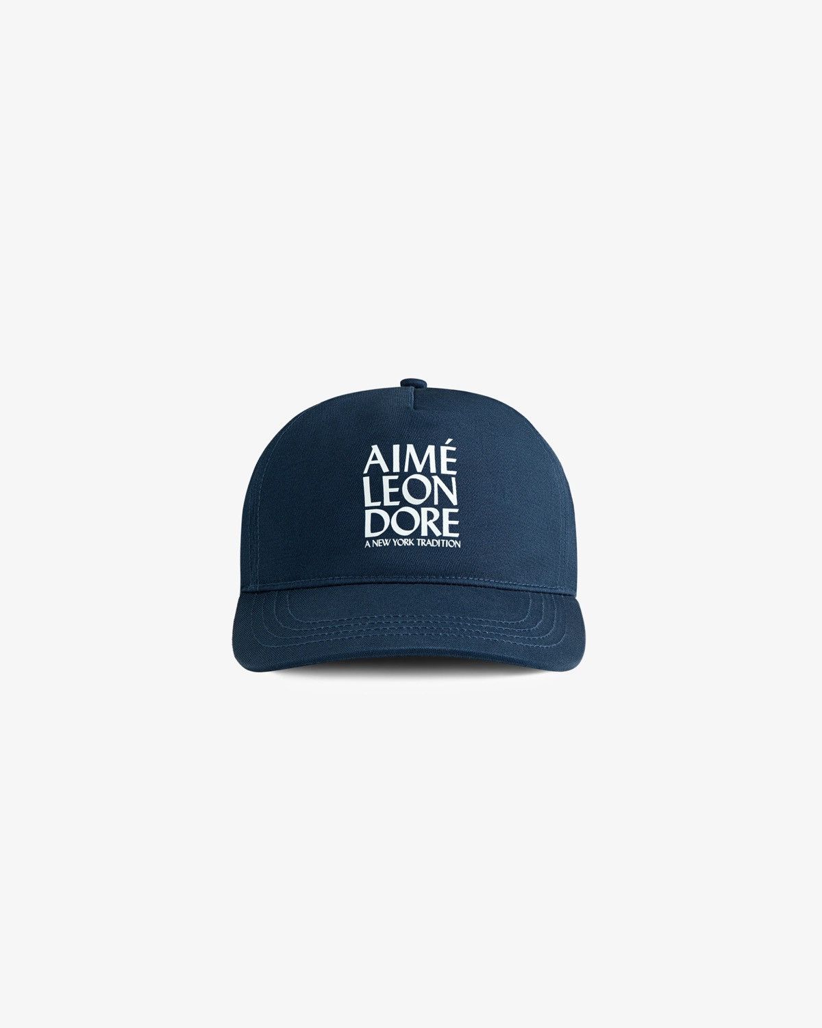 Aime Leon Dore Aime Leon Dore ALD Stacked Logo Hat Cap Navy Cotton SnapBack Size ONE SIZE - 1 Thumbnail