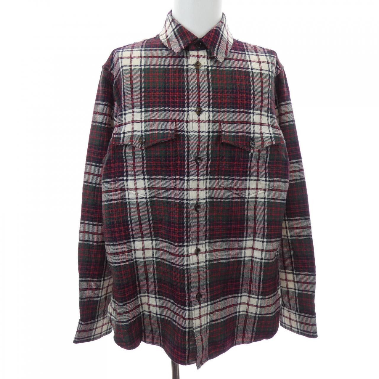 Gucci Gucci Gucci Cotton Shirt Textile Dress Shirt 522597Z529L DUTY FREE for USA Size ONE SIZE - 1 Thumbnail