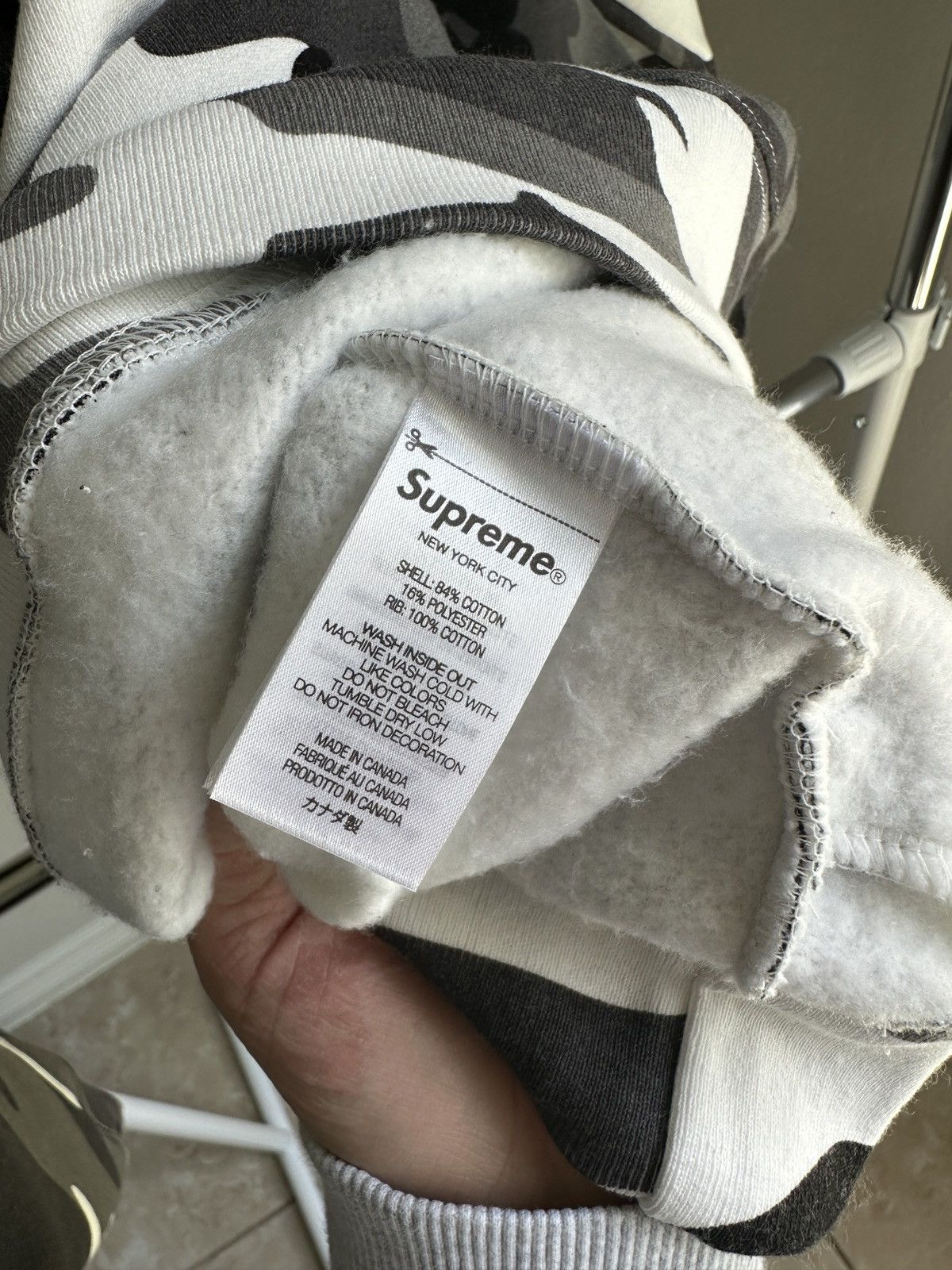 Supreme Korea Flag Shop Half Zip Sweater Arctic Camo Size US S / EU 44-46 / 1 - 9 Thumbnail