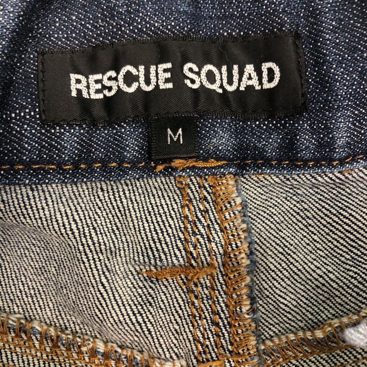 Japanese Brand 📌Rich Blue Vintage Denim Biker Pants Resque Squad Size 34" / US 12 / IT 48 - 21 Thumbnail