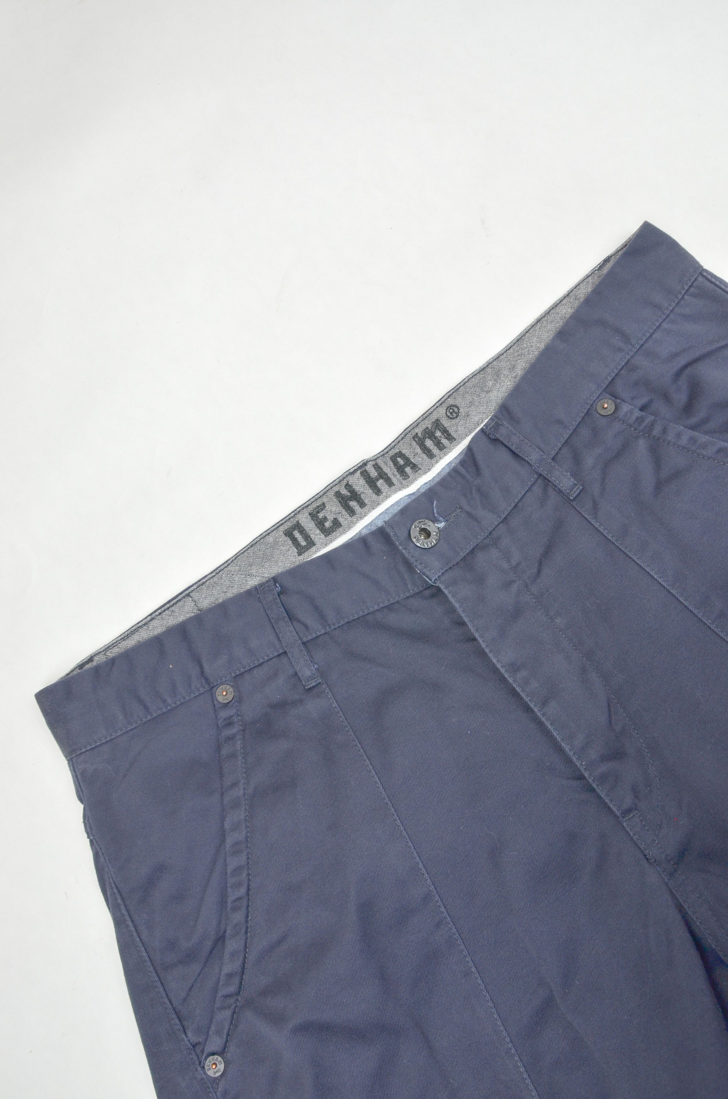 DENHAM Denham Apache Slim Fit Navy Chino Pants – W36 L32 Size US 36 / EU 52 - 2 Thumbnail