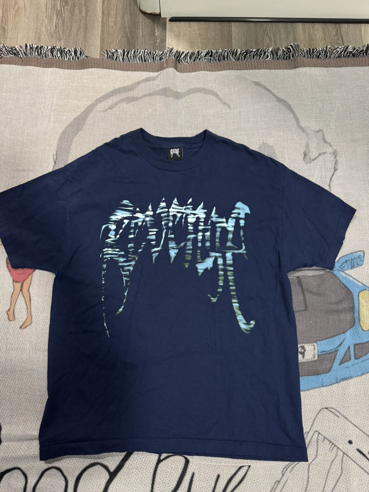 Revenge Revenge Moonlight Tee - Navy Size US XL / EU 56 / 4 - 1 Thumbnail