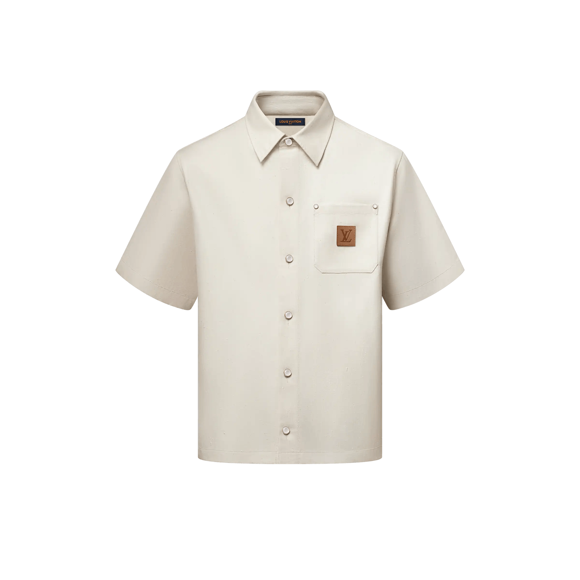 Louis Vuitton Silk-Blend Short-Sleeved Shirt Size US M / EU 48-50 / 2 - 1 Thumbnail