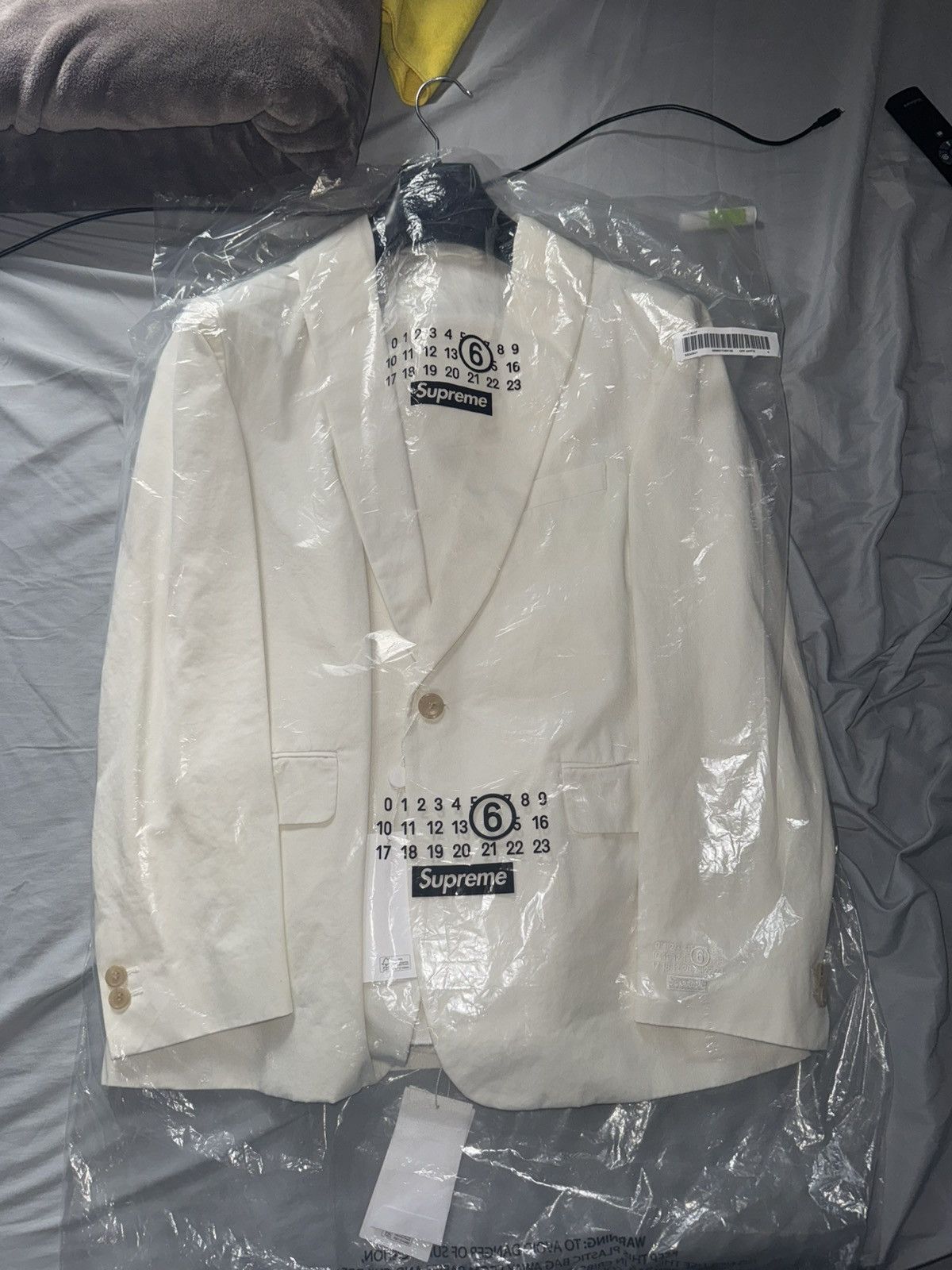 Supreme x MM6 Maison Margiela Washed Cotton Suit 'Cream'