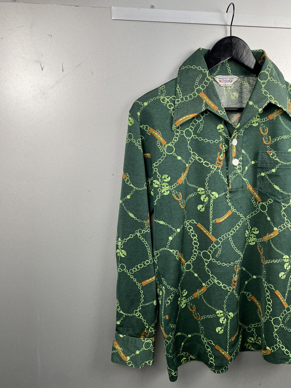Vintage Vintage Kosugi Japan Chain Print Baroque Inspired Shirt Size US M / EU 48-50 / 2 - 4 Thumbnail