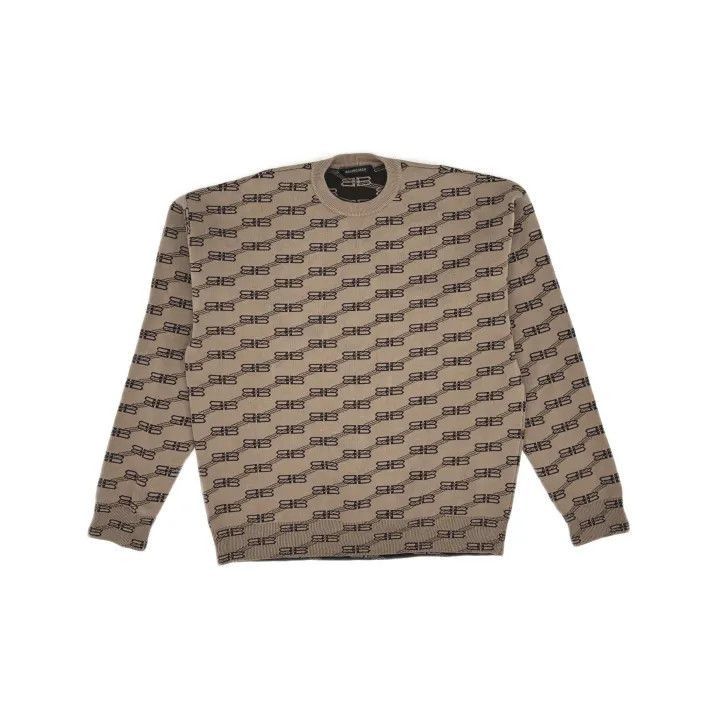 Balenciaga Balenciaga Balenciaga SS23 Logo Printed Long Sleeve Sweate Size US S / EU 44-46 / 1 - 2 Thumbnail