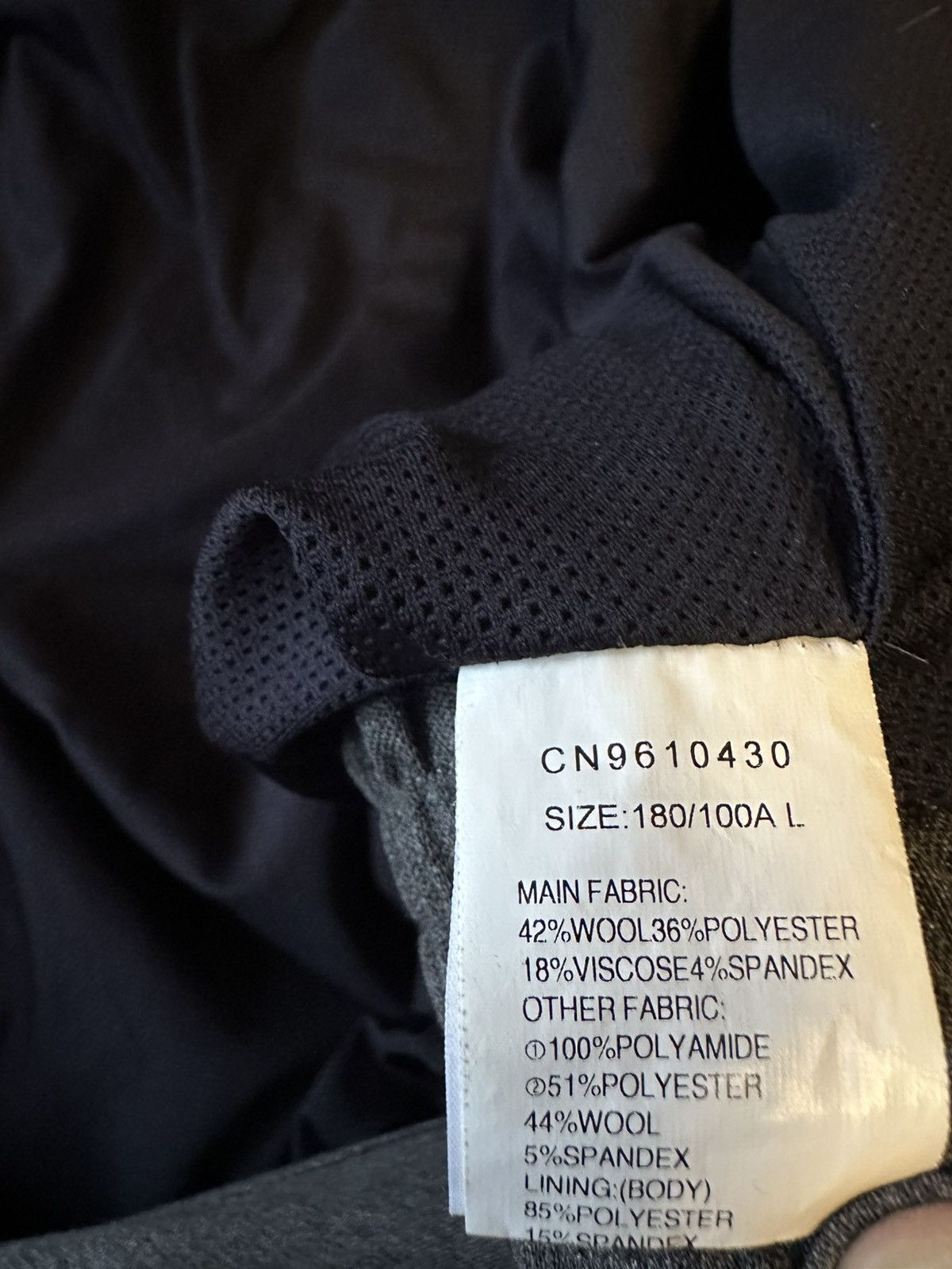 Other A PERSONAL NOTE 73 Gray & Navy Paneled Jacket Size US L / EU 52-54 / 3 - 4 Thumbnail