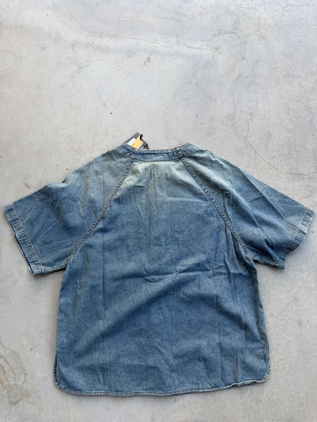 Rhude Rhude Baseball Denim Shirt Blue Men’s Large NWT Retail $908 Size US L / EU 52-54 / 3 - 3 Thumbnail