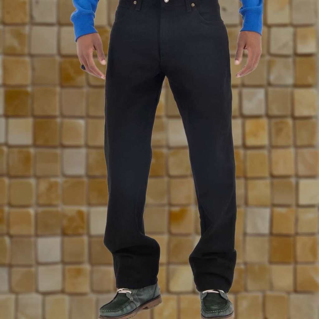 Wrangler VINTAGE NONE Wrangler Black Jeans Regular Fit U Shaped Straight 34 X 32 Mens Jeans Size US 44 / EU 60 - 1 Preview