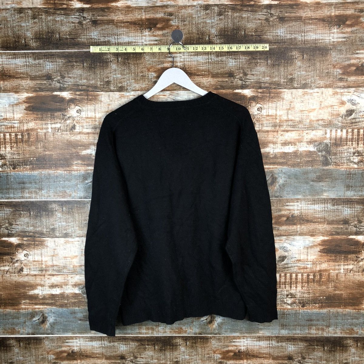 Homespun Knitwear × Japanese Brand Ancestress Black Cardigan Knitwear #A1372 Size US L / EU 52-54 / 3 - 13 Thumbnail