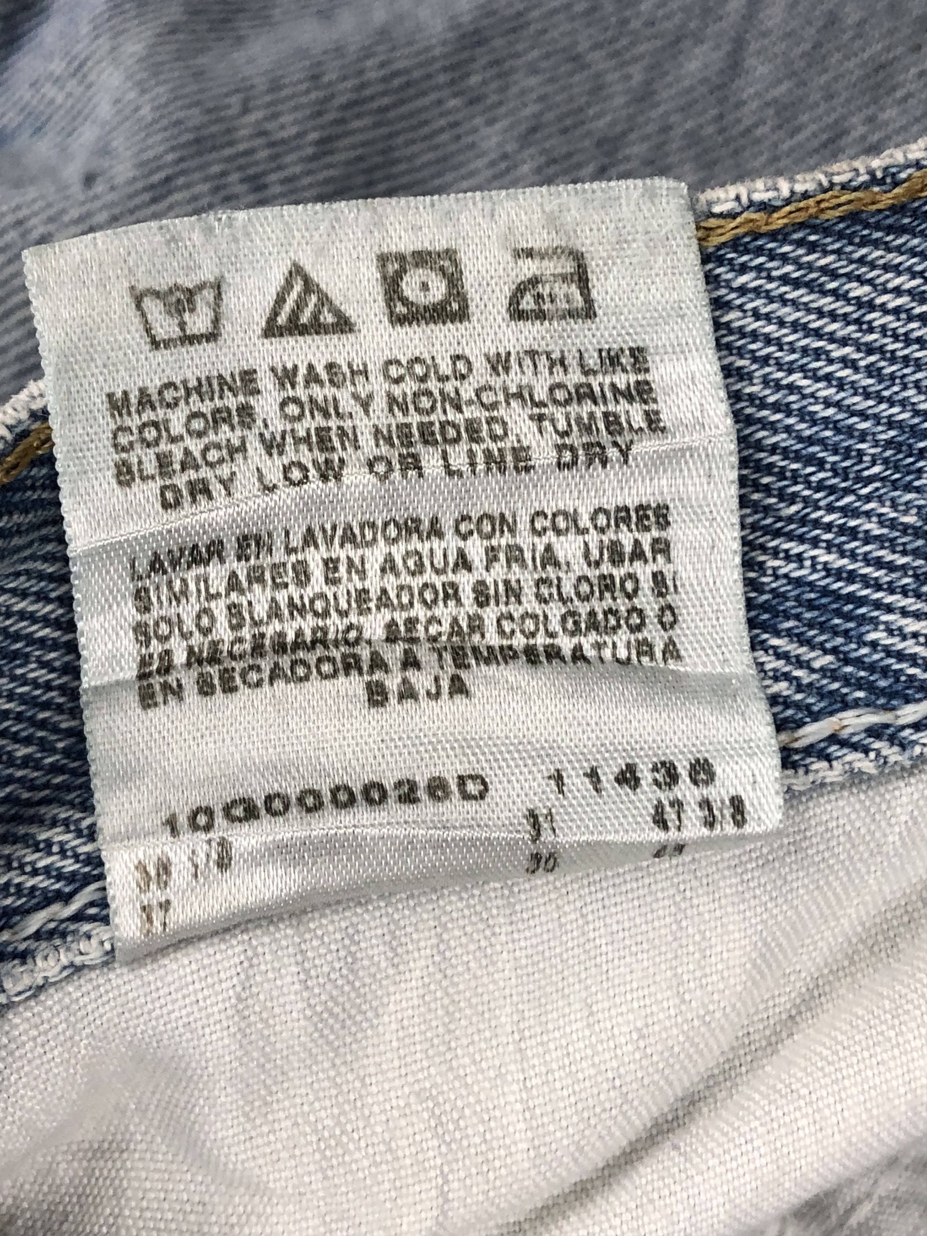 Wrangler Vintage Wrangler Distressed Blue Jeans DPP0075 Size US 37 - 7 Thumbnail