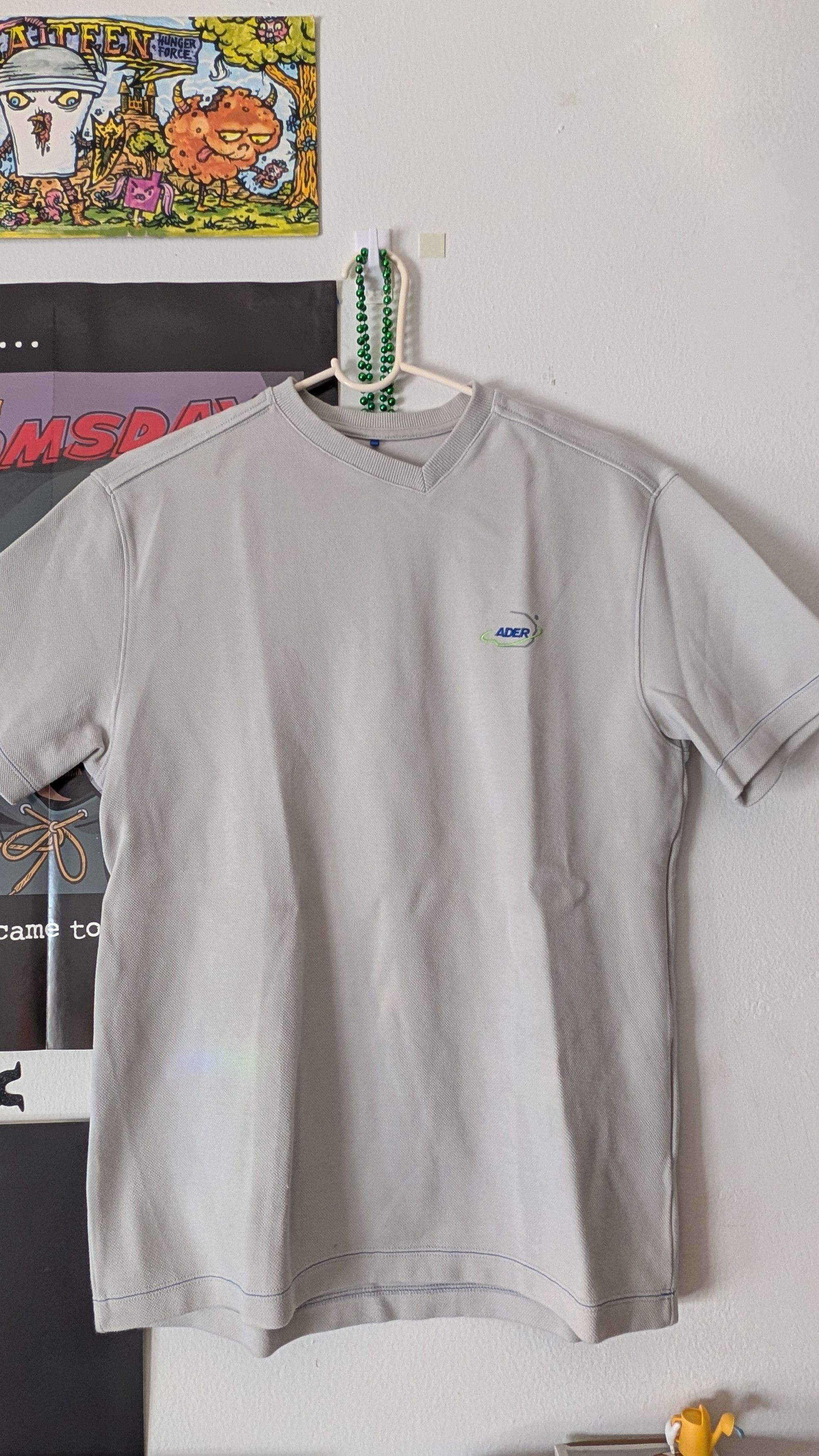 Ader Error Ader error off center collar tee Size US M / EU 48-50 / 2 - 1 Thumbnail