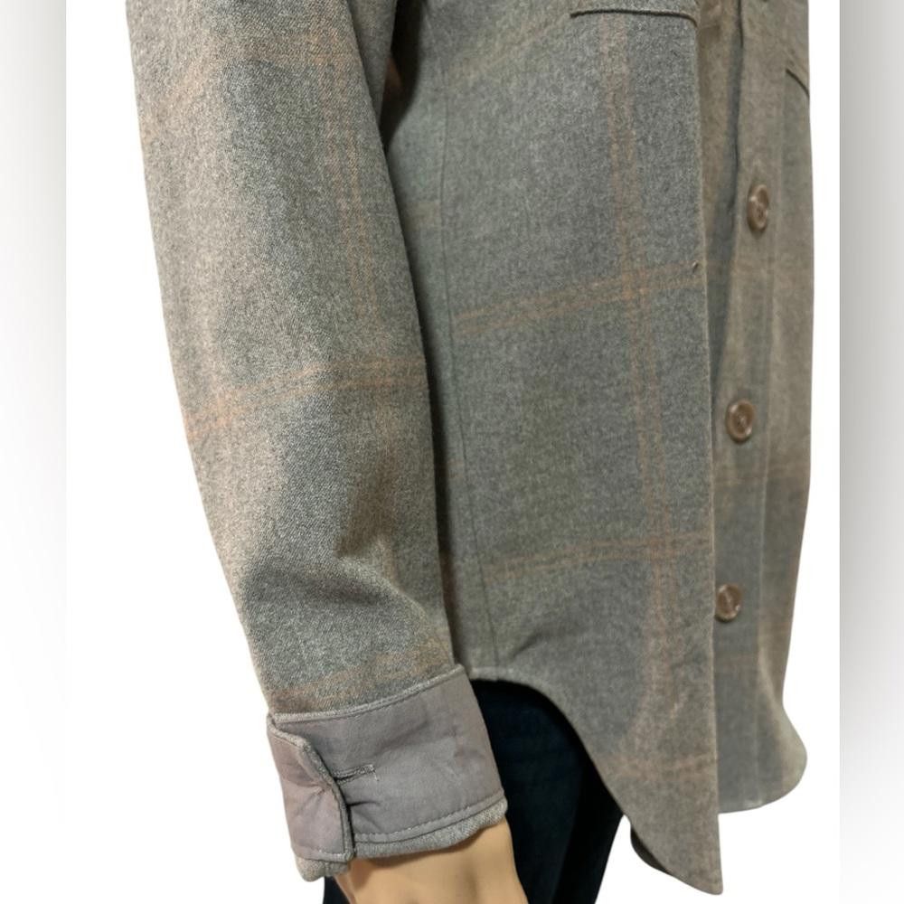 Designer RW&CO Gray Shirt Jacket Size S / US 4 / IT 40 - 3 Thumbnail