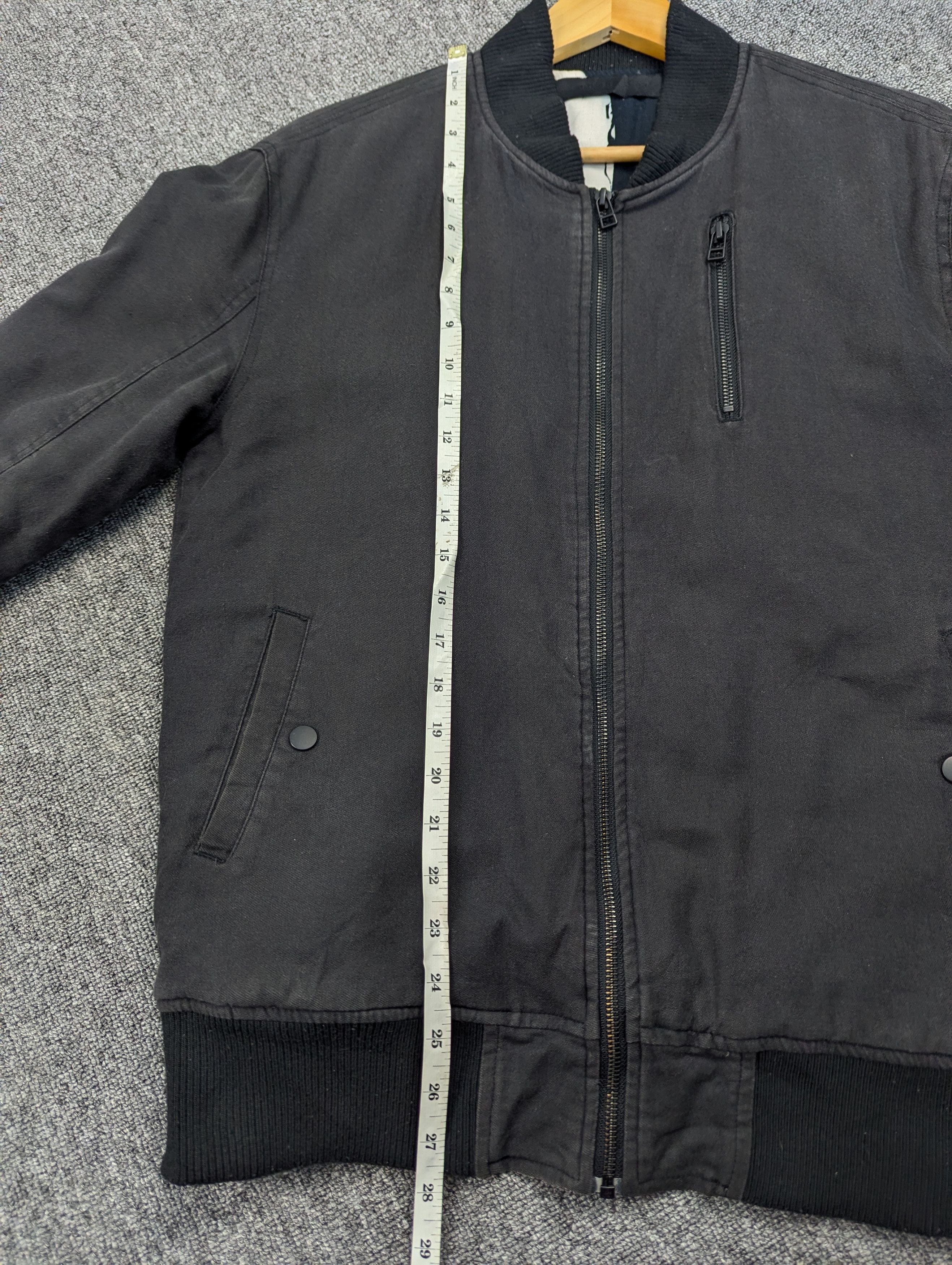 Black Scale Black Scale FADED Bomber Zipper Jacket Size US M / EU 48-50 / 2 - 18 Thumbnail