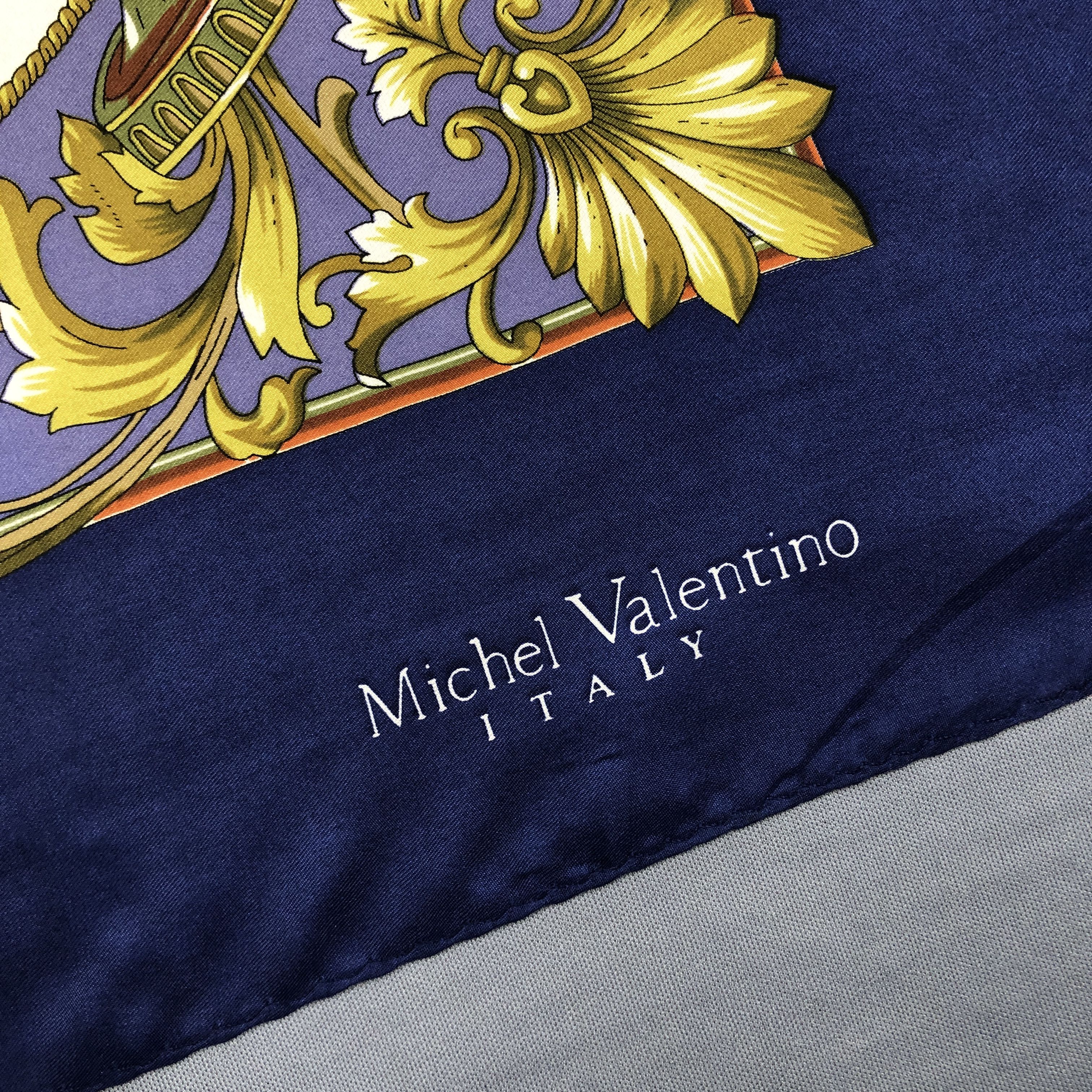 Other × Vintage Vintage Michel Valentino SILK Scarf Twill Stole Wraps Scarve Size ONE SIZE - 19 Thumbnail