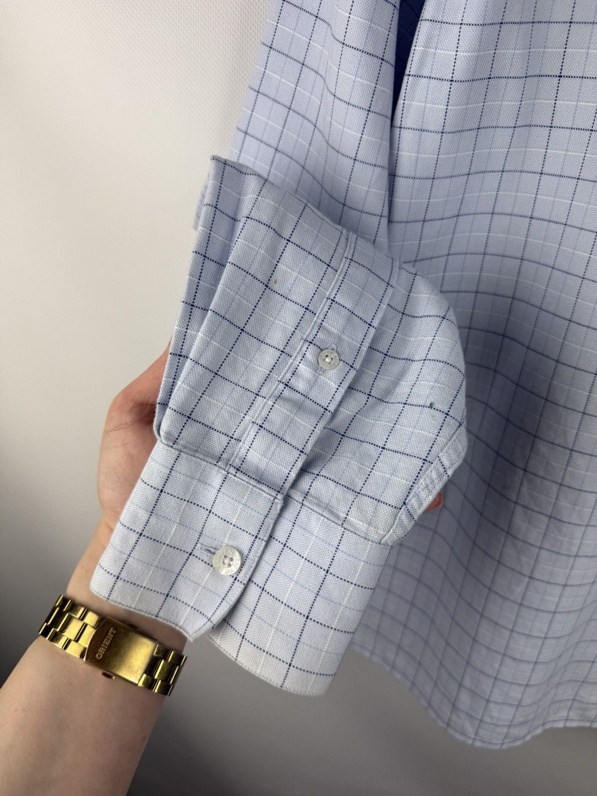 Yves Saint Laurent YSL Vintage Yves Saint Laurent L/S Plaid Button Up Shirt Size US L / EU 52-54 / 3 - 21 Thumbnail